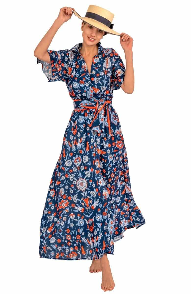 Panache Maxi Dress - Topkapi - Final Sale Navy