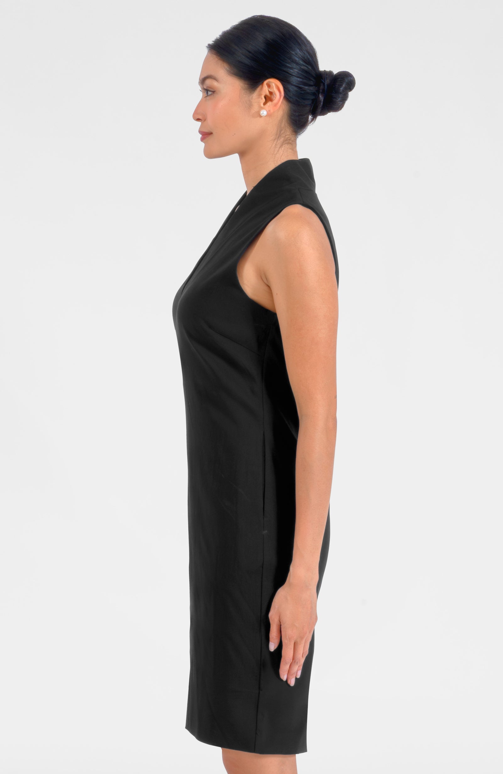 The Countess Dress - Solid Black
