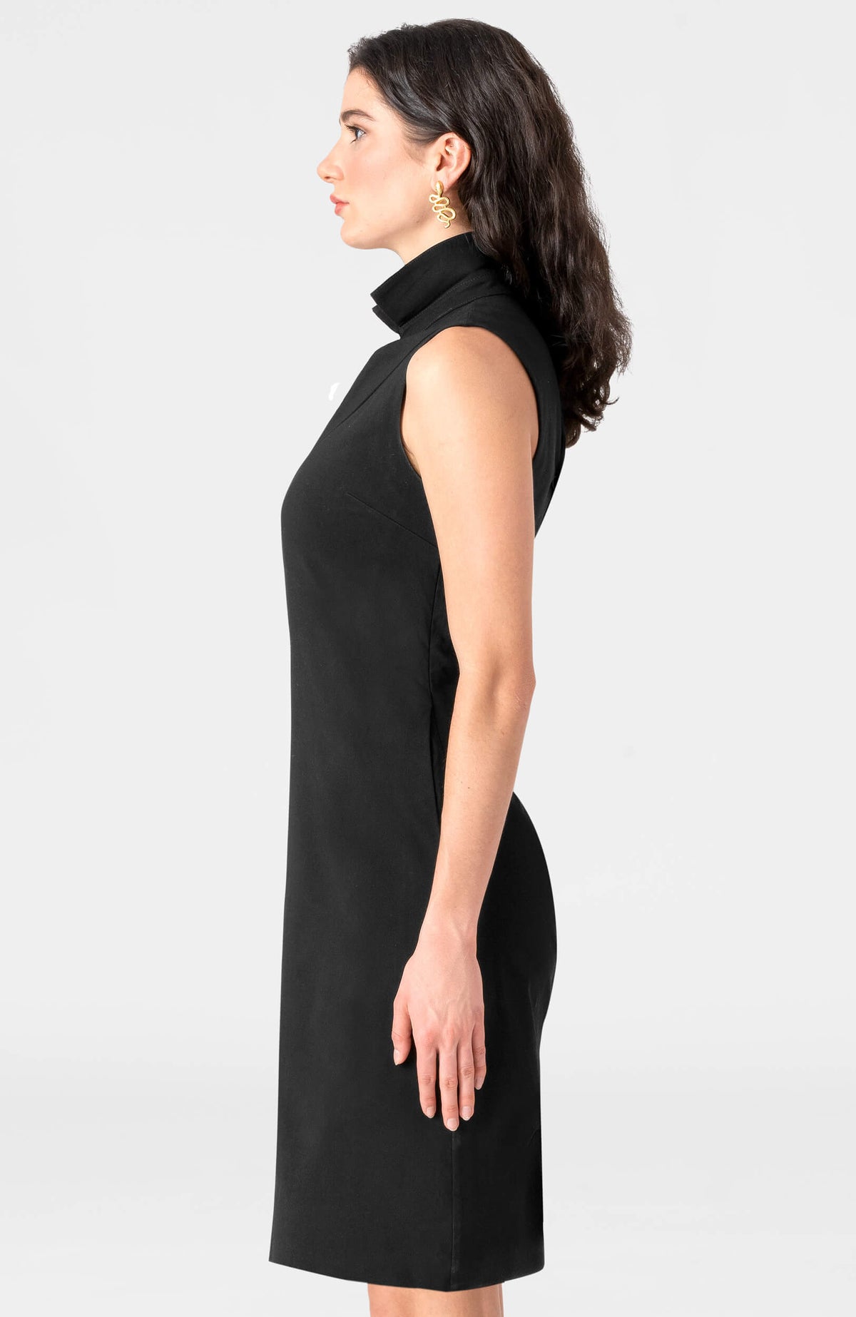 The Countess Dress - Solid Black