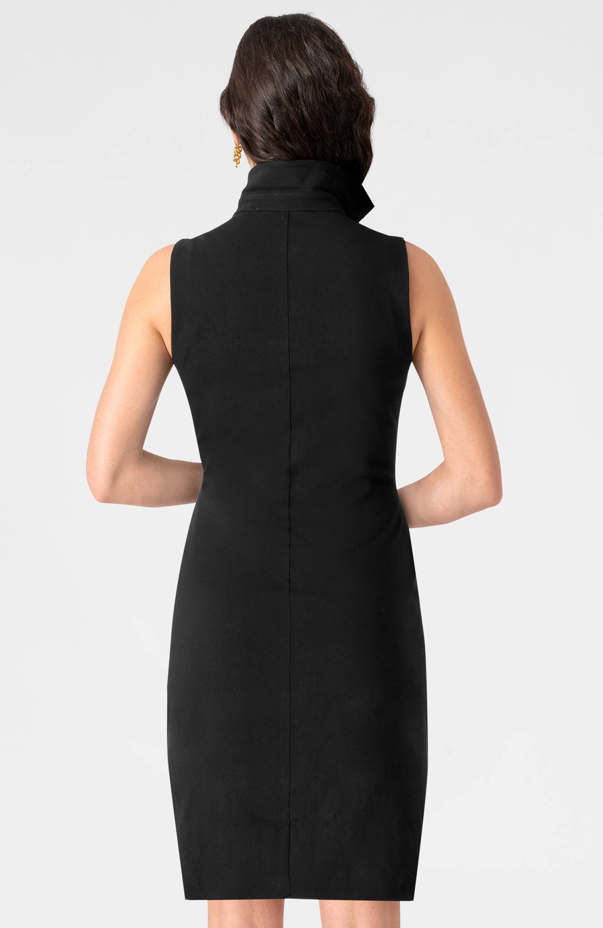 The Countess Dress - Solid Black