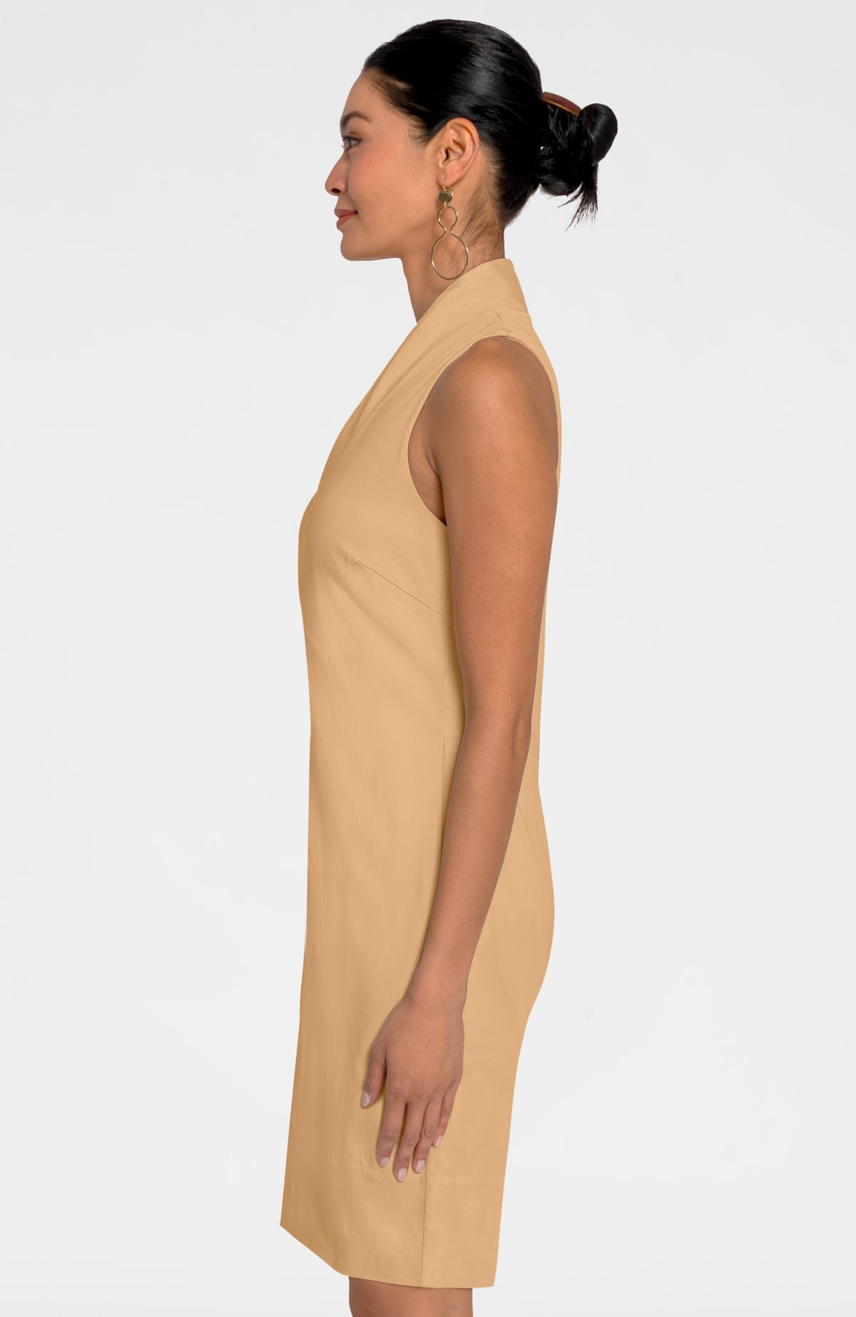 The Countess Dress - Solid Khaki