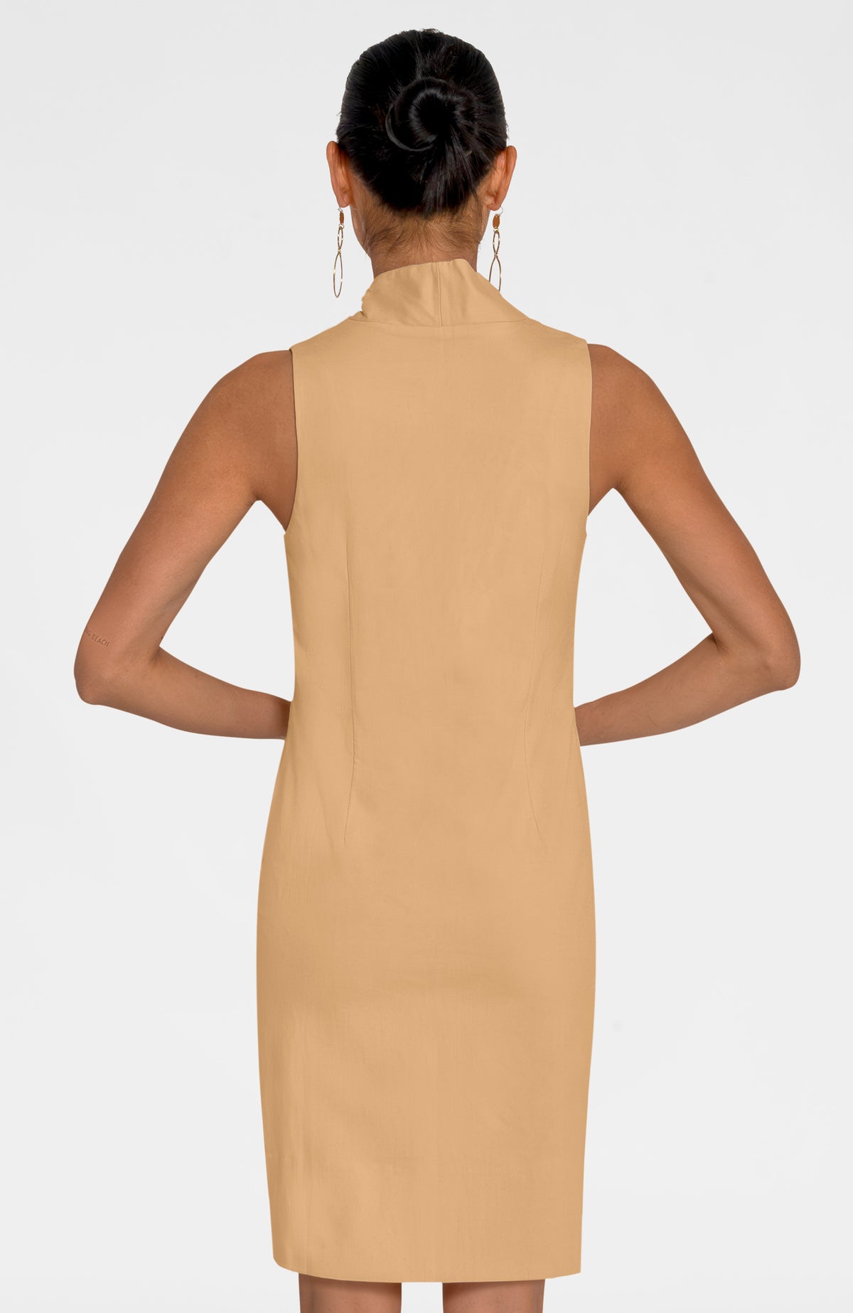 The Countess Dress - Solid Khaki