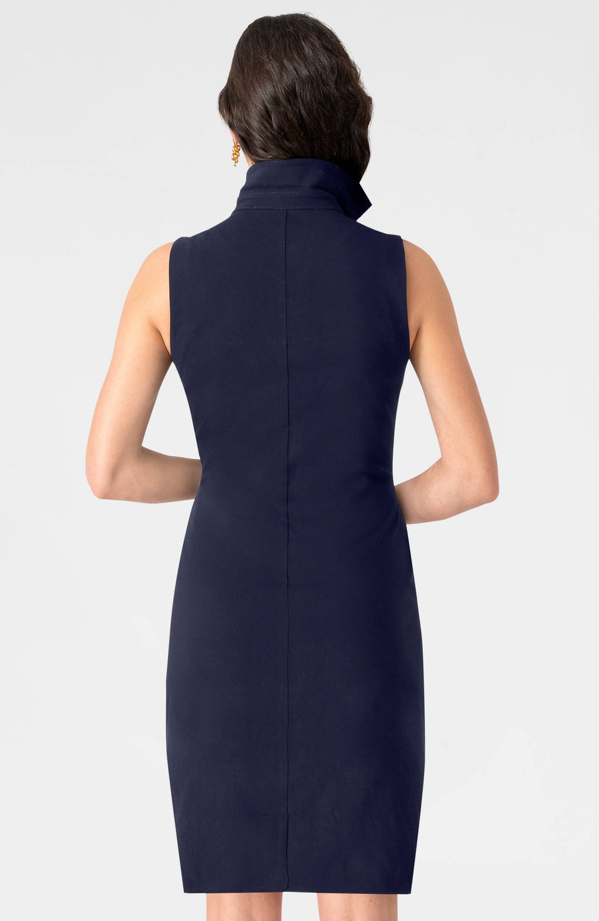 The Countess Dress - Solid Navy