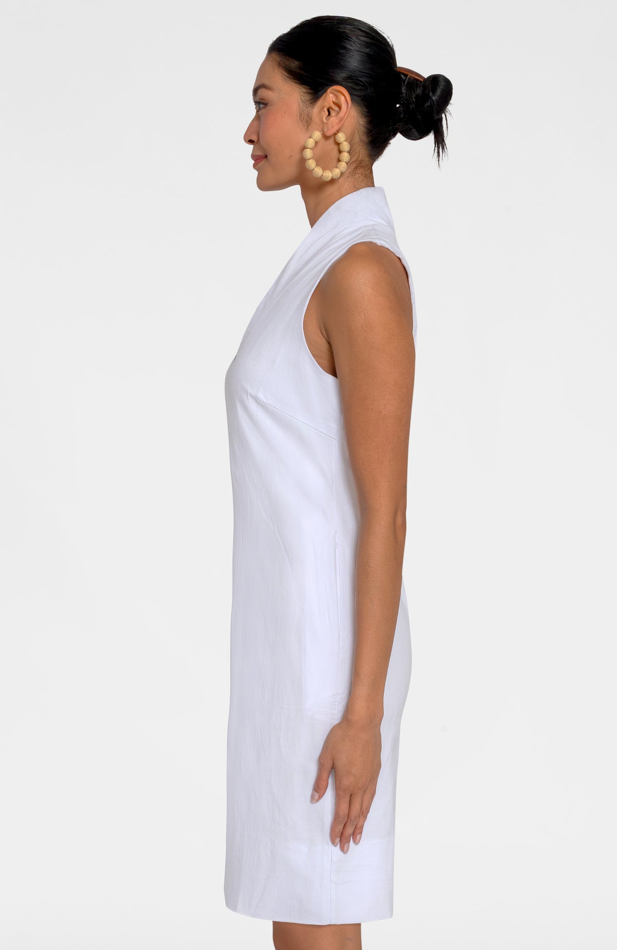 The Countess Dress - Solid White