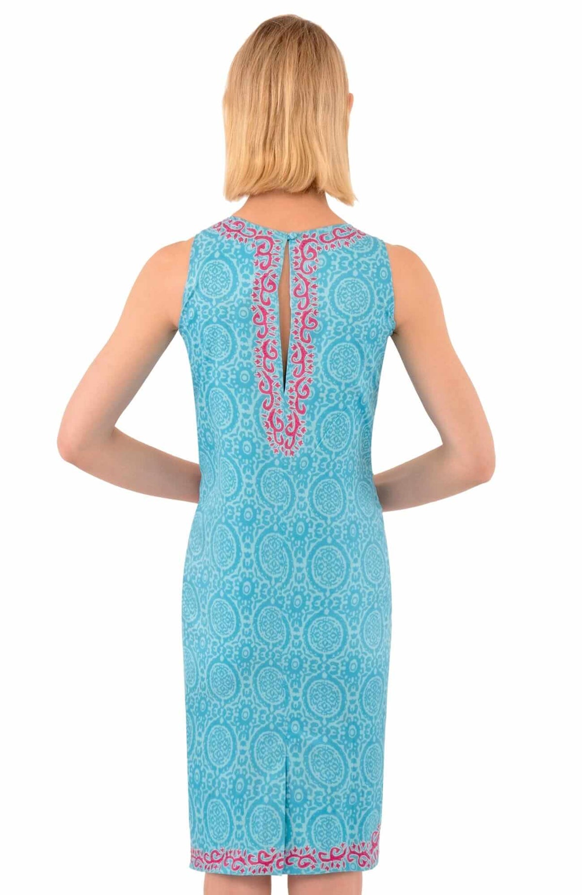 Embroidered Dress - Curacao - Final Sale