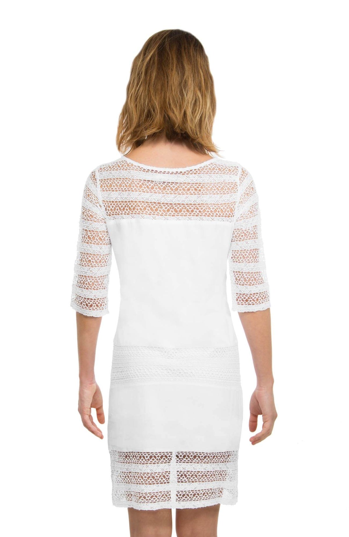 Cotton Lace Dress - The Illusion - Final Sale Creme