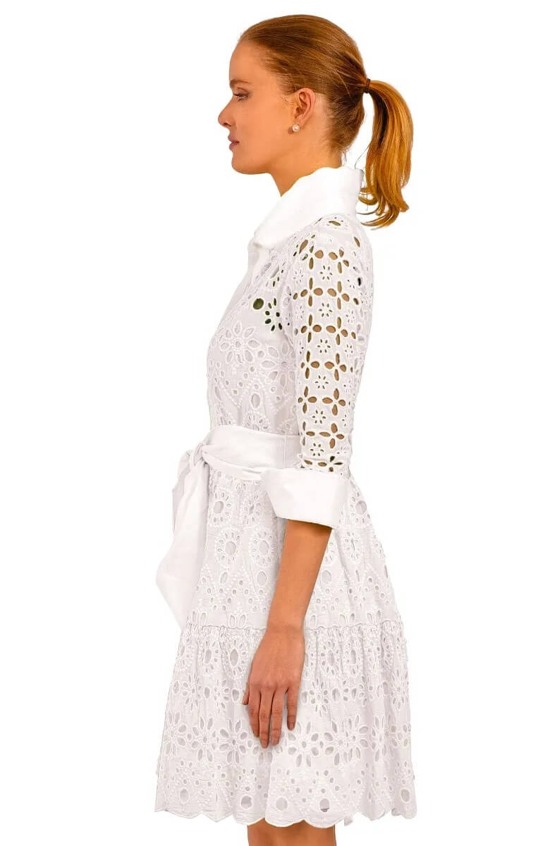 Little Bo Peep Dress - La Di Da White