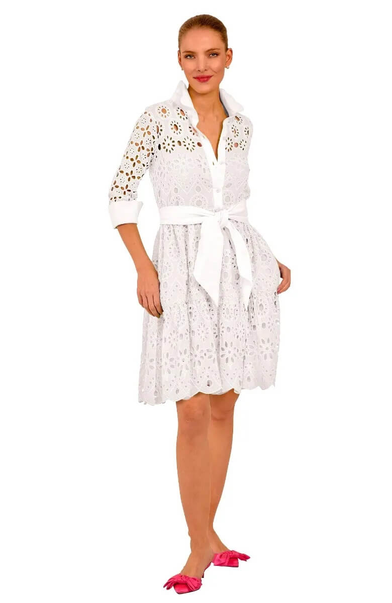 Little Bo Peep Dress - La Di Da White