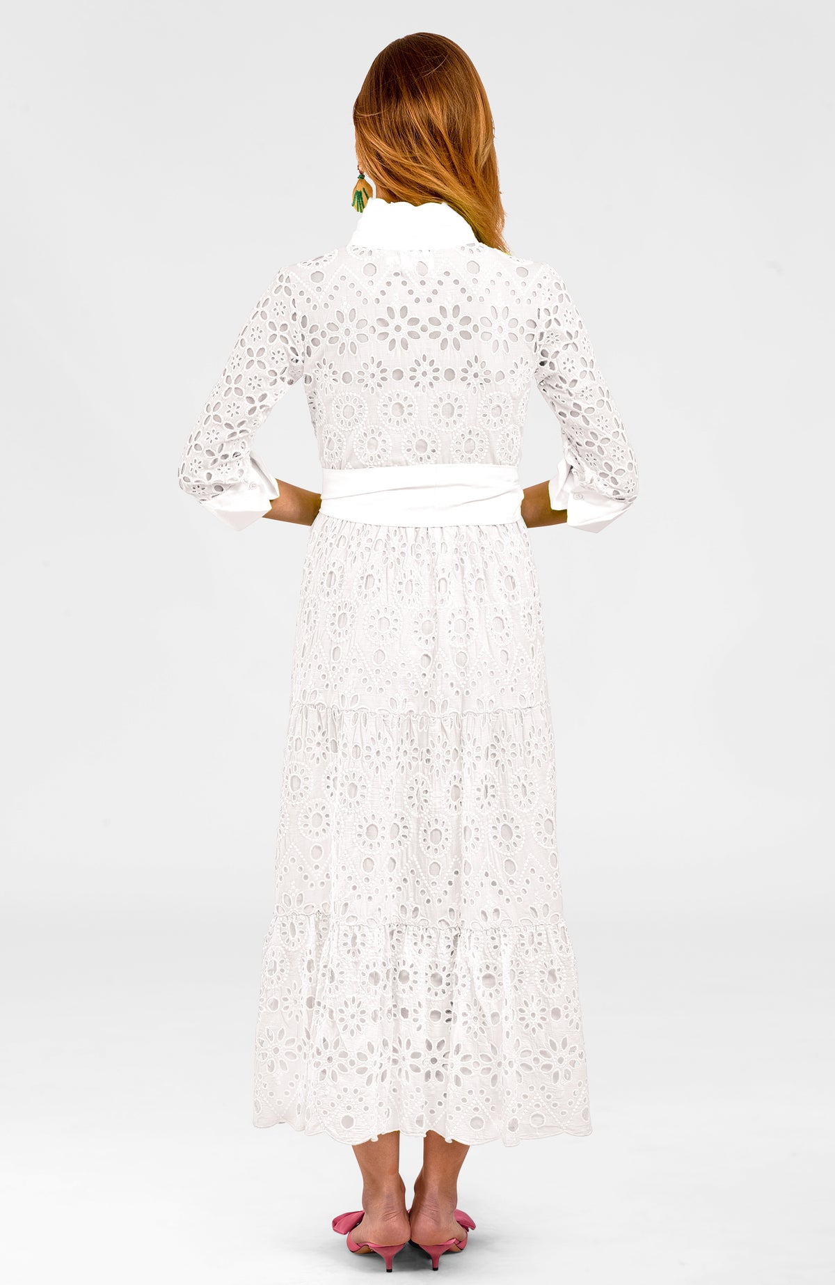 Little Bo Peep Midi Dress White