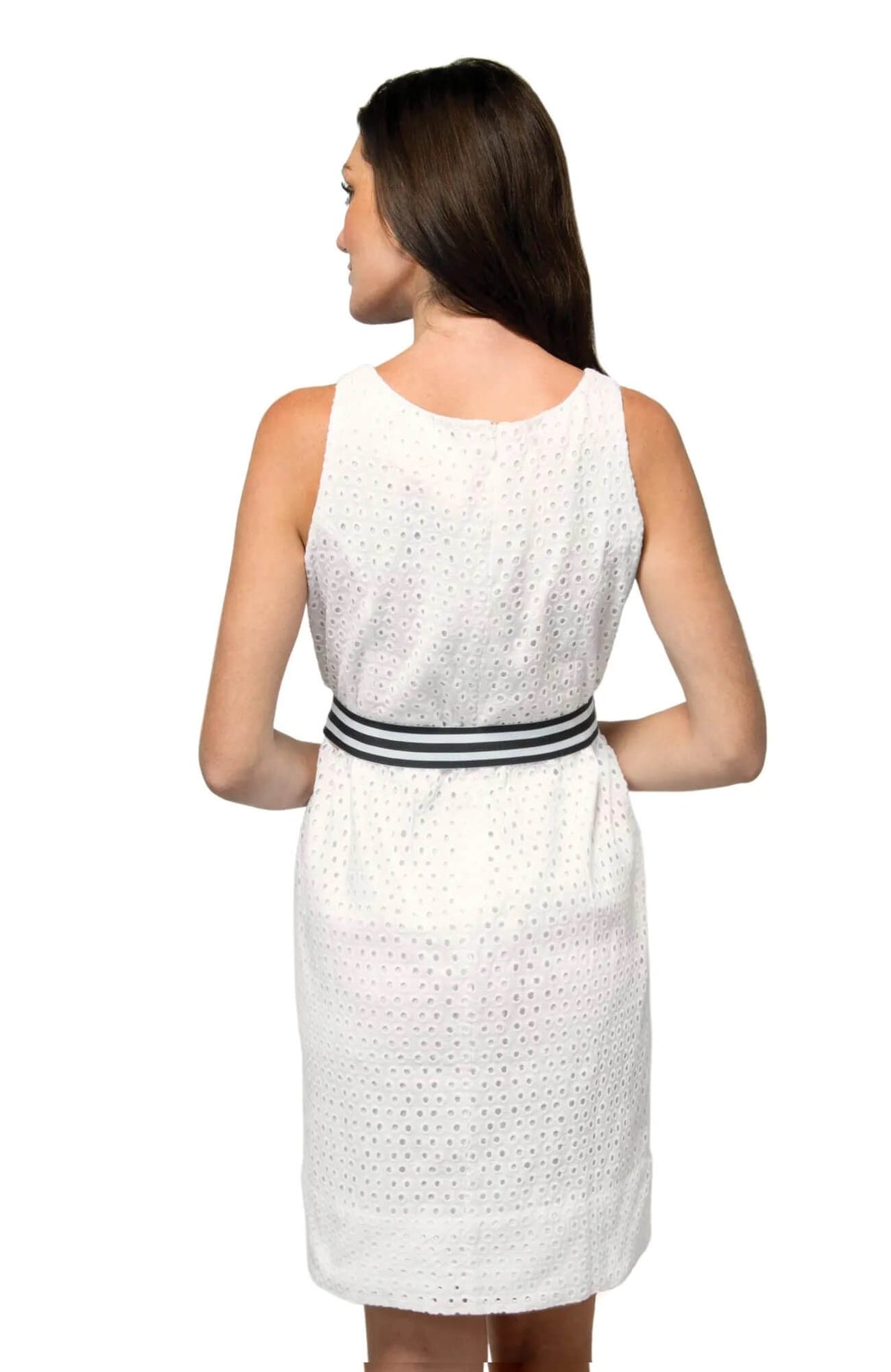 Cotton Eyelet Dress - Final Sale White