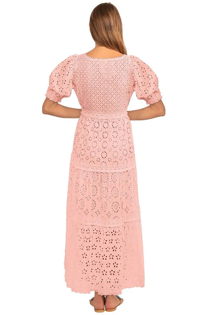 Eyelet Mary Weathered Midi/Maxi - La Di Da Pink