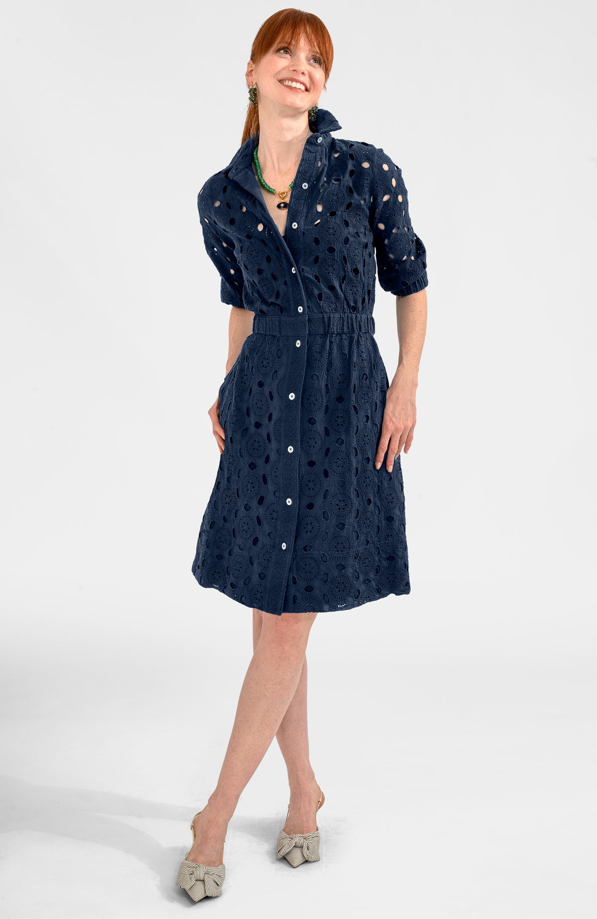 All My Life&#39;s Circle Dress Navy