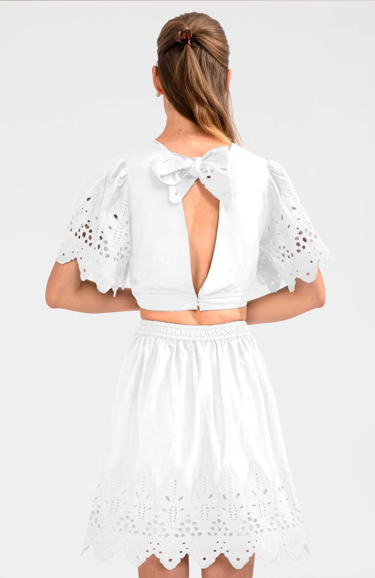 X Marks The Spot Dress (Pre-Order) White