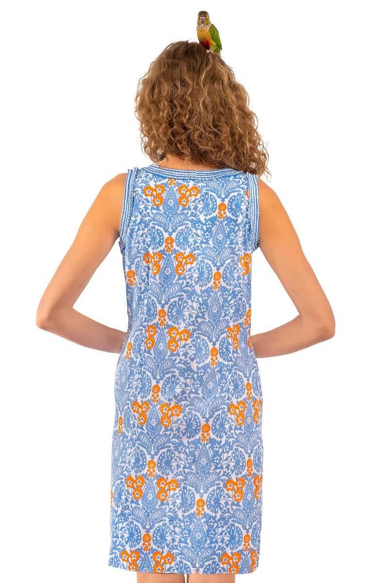 Cotton Flirt Dress - East India - Final Sale Periwink Orange