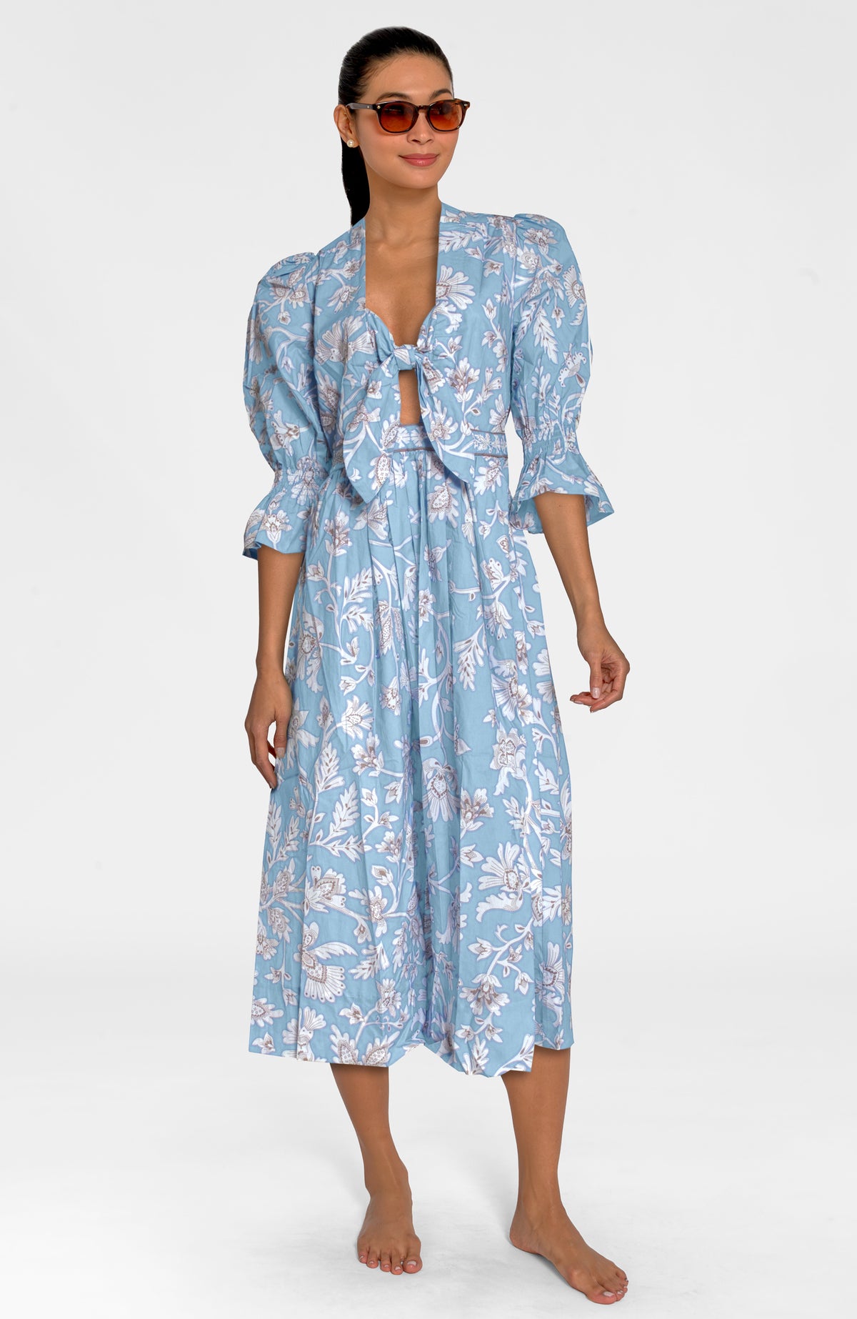 Femme Mystique Dress - Stunning Stippling Periwinkle
