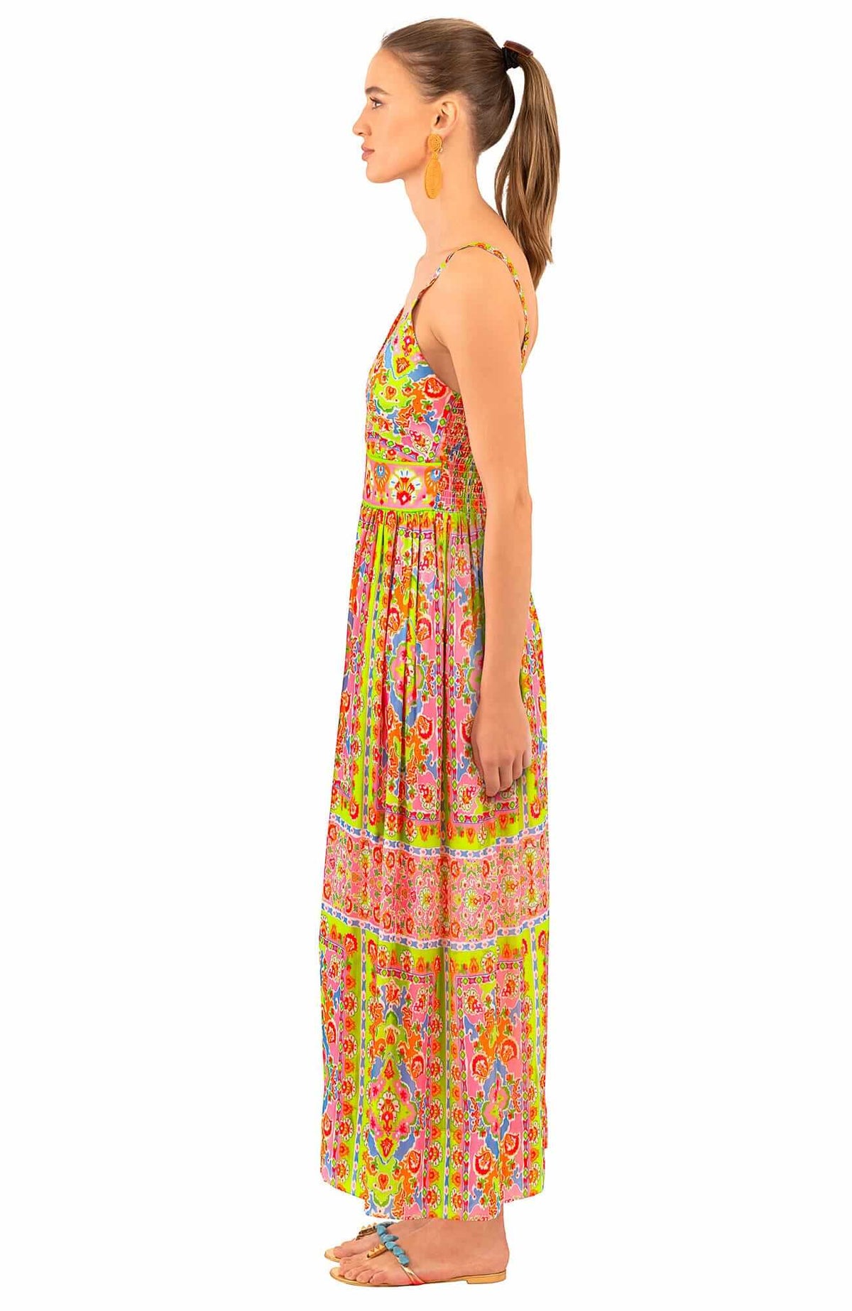 Fiesta Time Midi/Maxi - Watteau Pink Lime