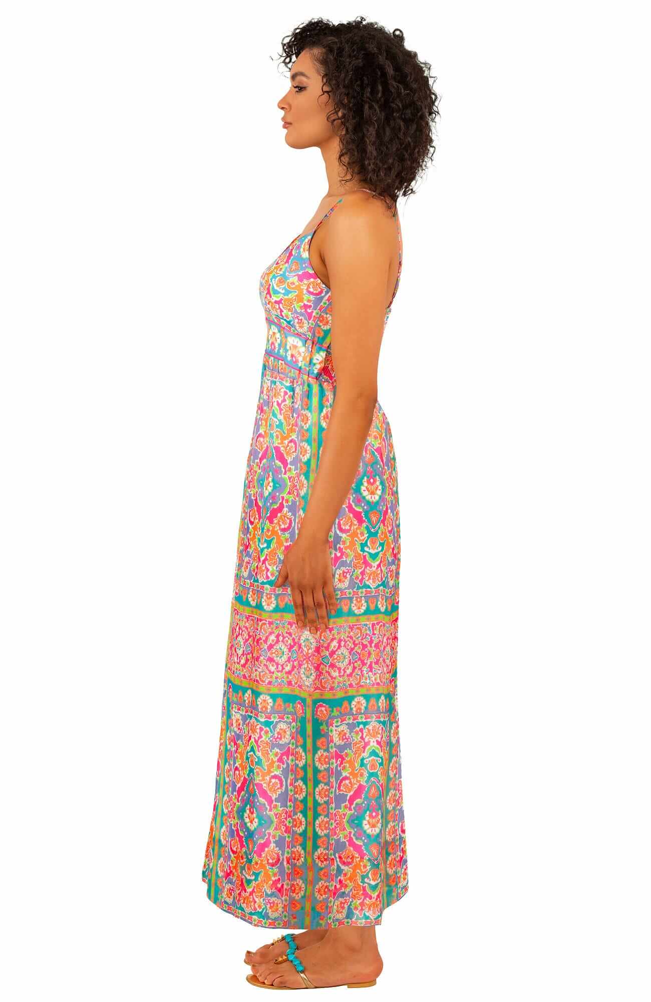 Fiesta Time Midi/Maxi - Watteau - Final Sale Turquoise