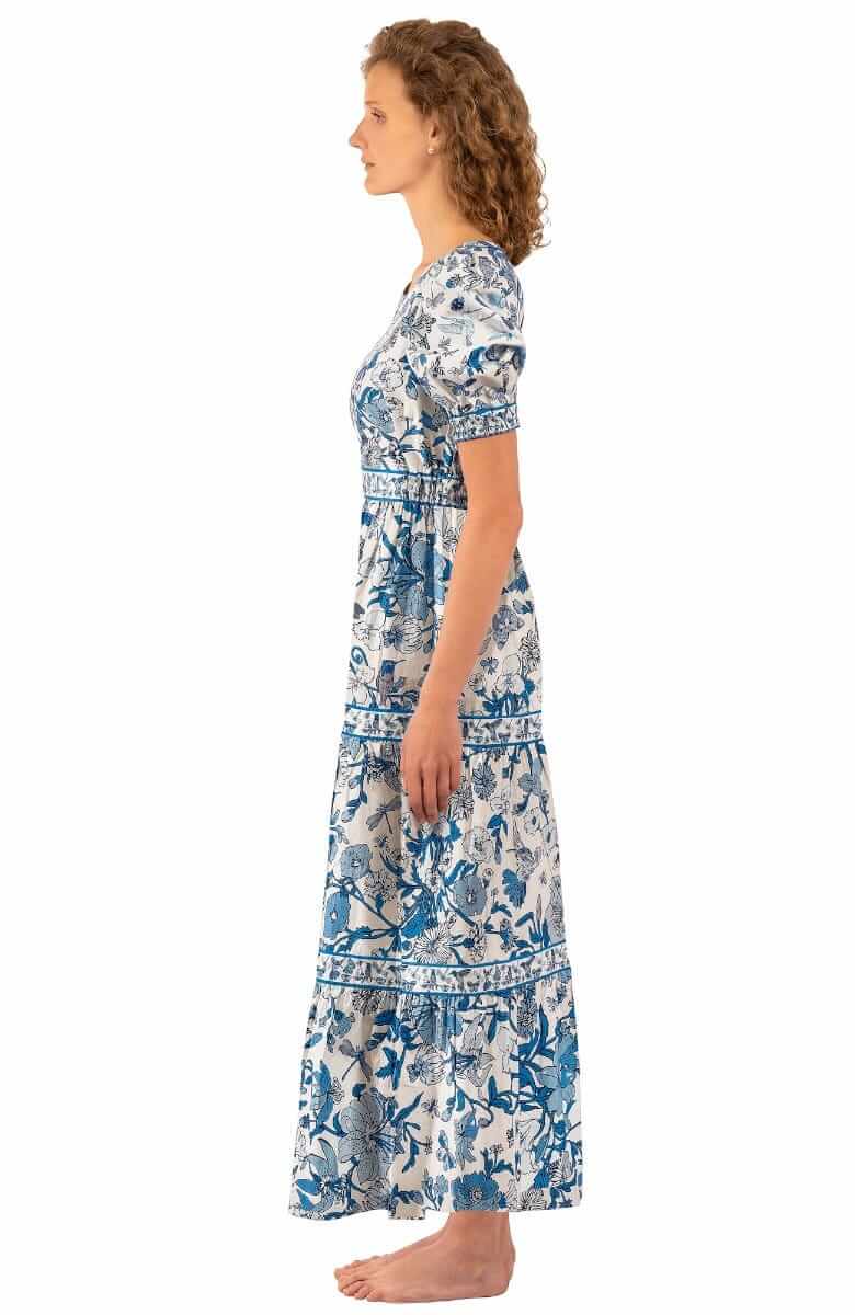 Frolic Maxi Dress - Birds &amp; Bees Blues