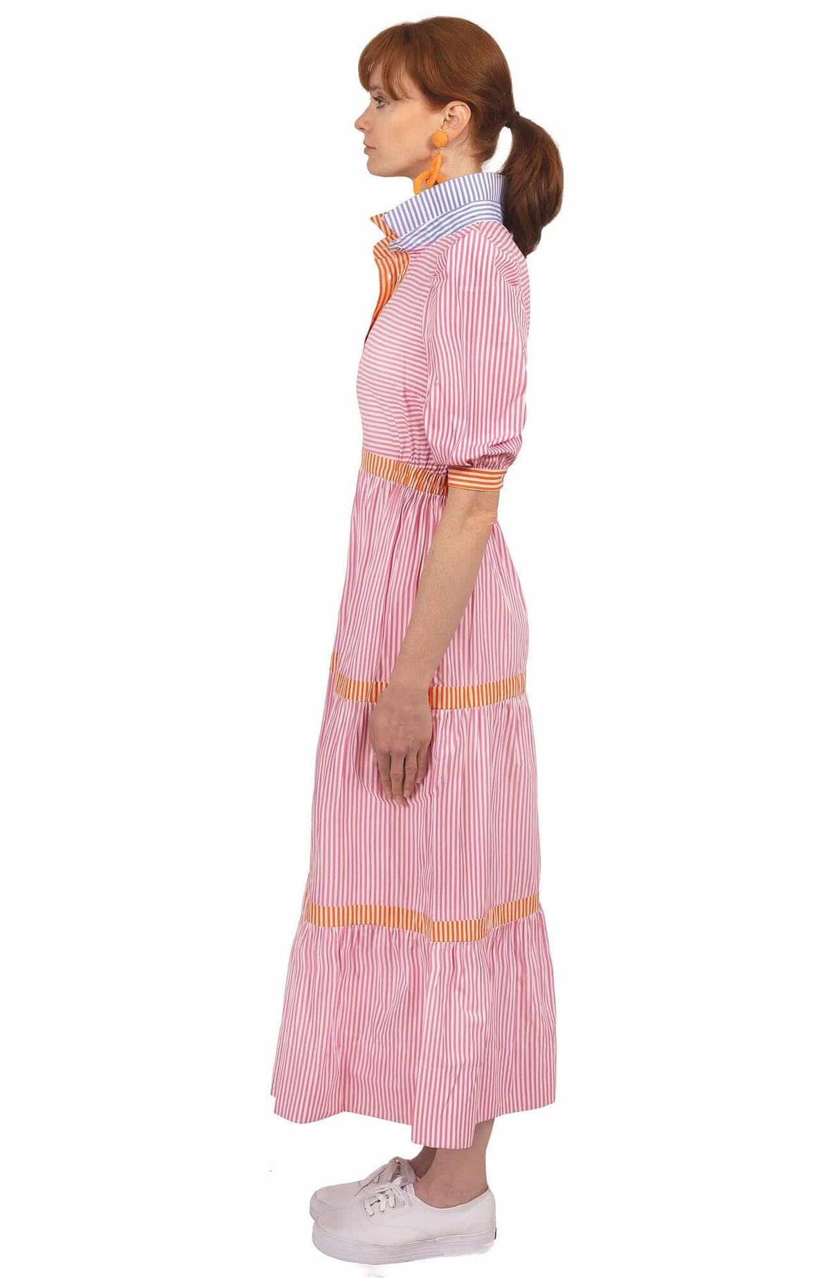 Wash / Wear Pep In Your Step Midi Dress - Final Sale Pink