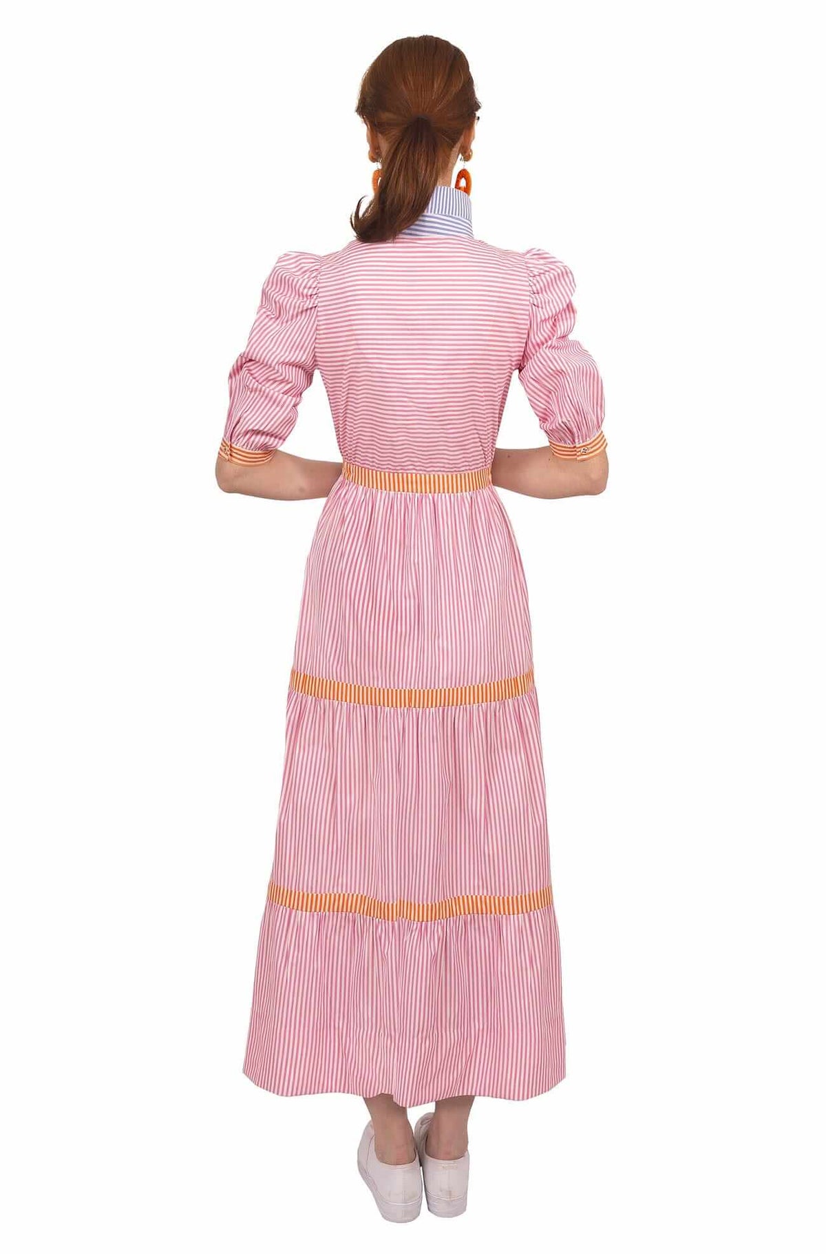 Wash / Wear Pep In Your Step Midi Dress - Final Sale Pink