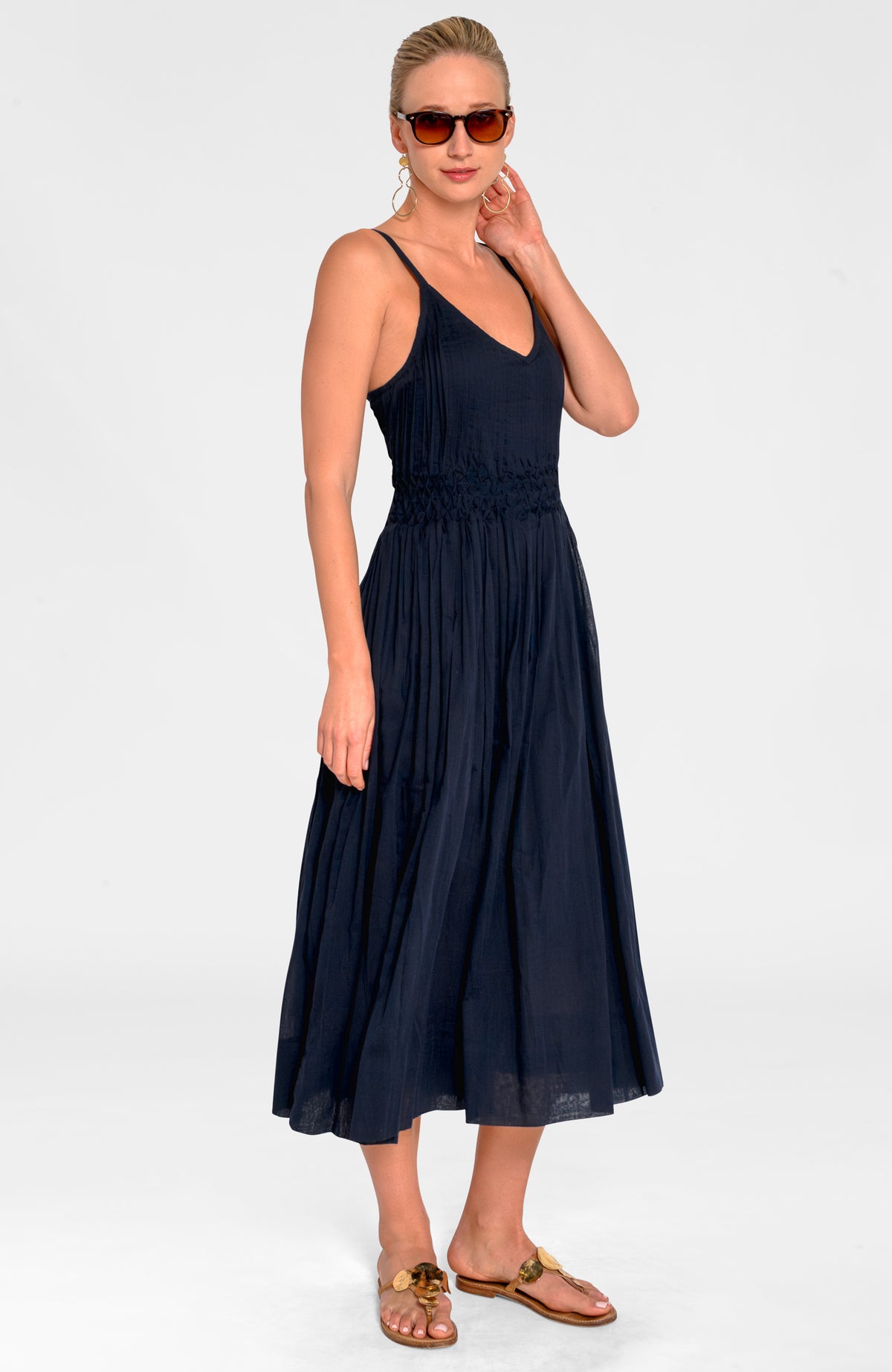 Venus Goddess Of Love Dress - Roman Goddess Navy