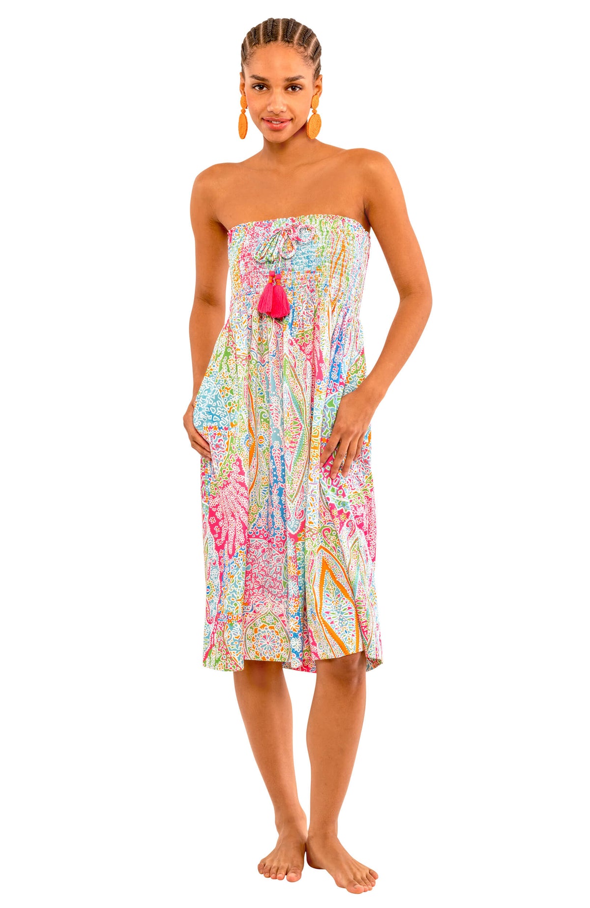 Haight Ashbury Dress - Grand Bazaar Brigths One Size