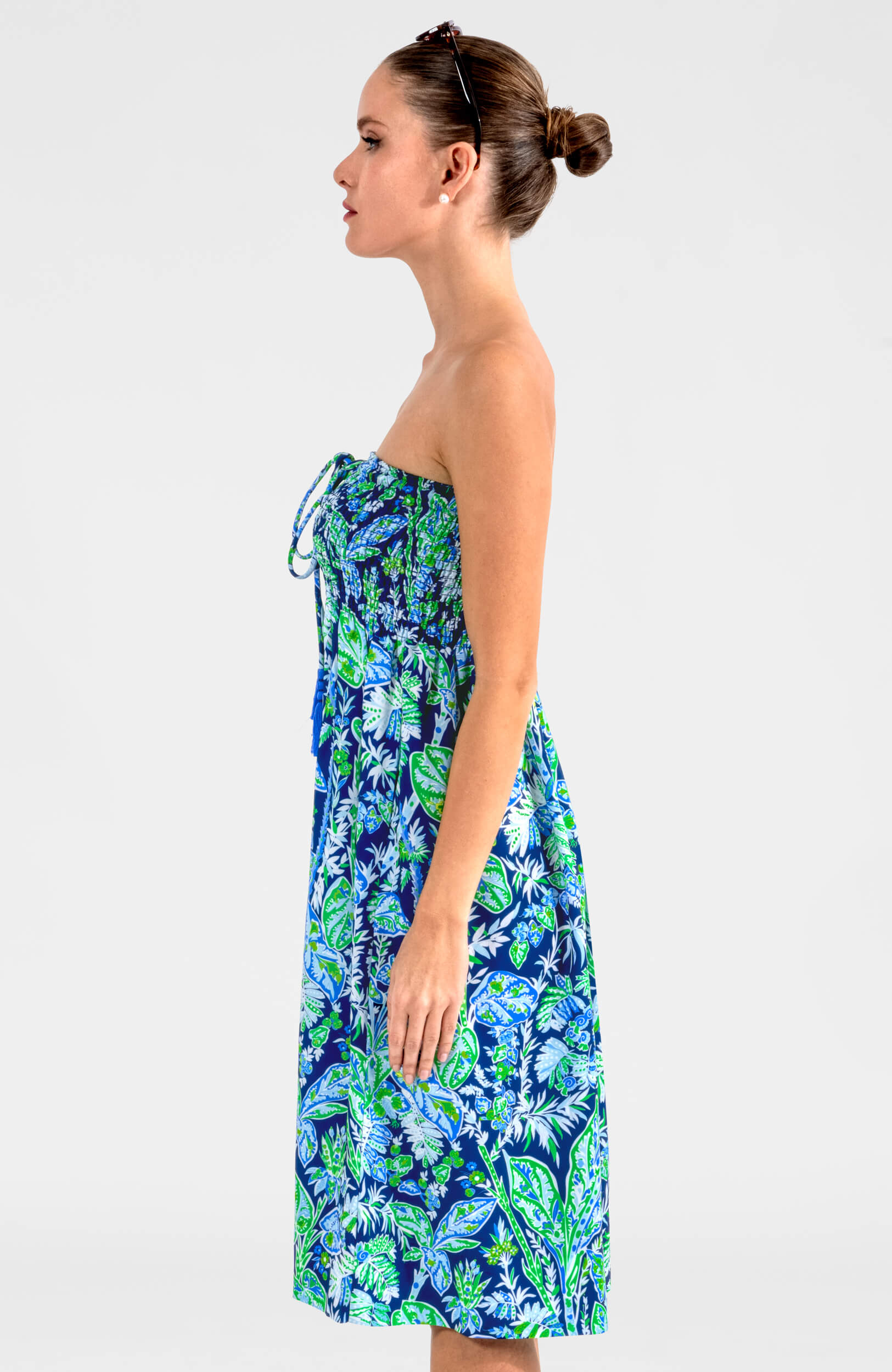 Haight Ashbury Dress - Vintages Vines Navy