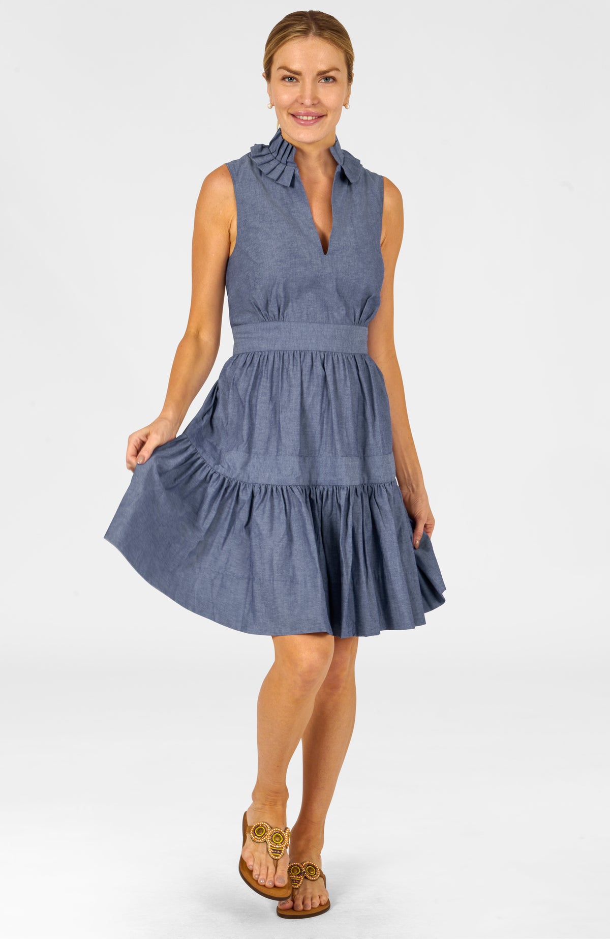 Hope Dress - Chambray