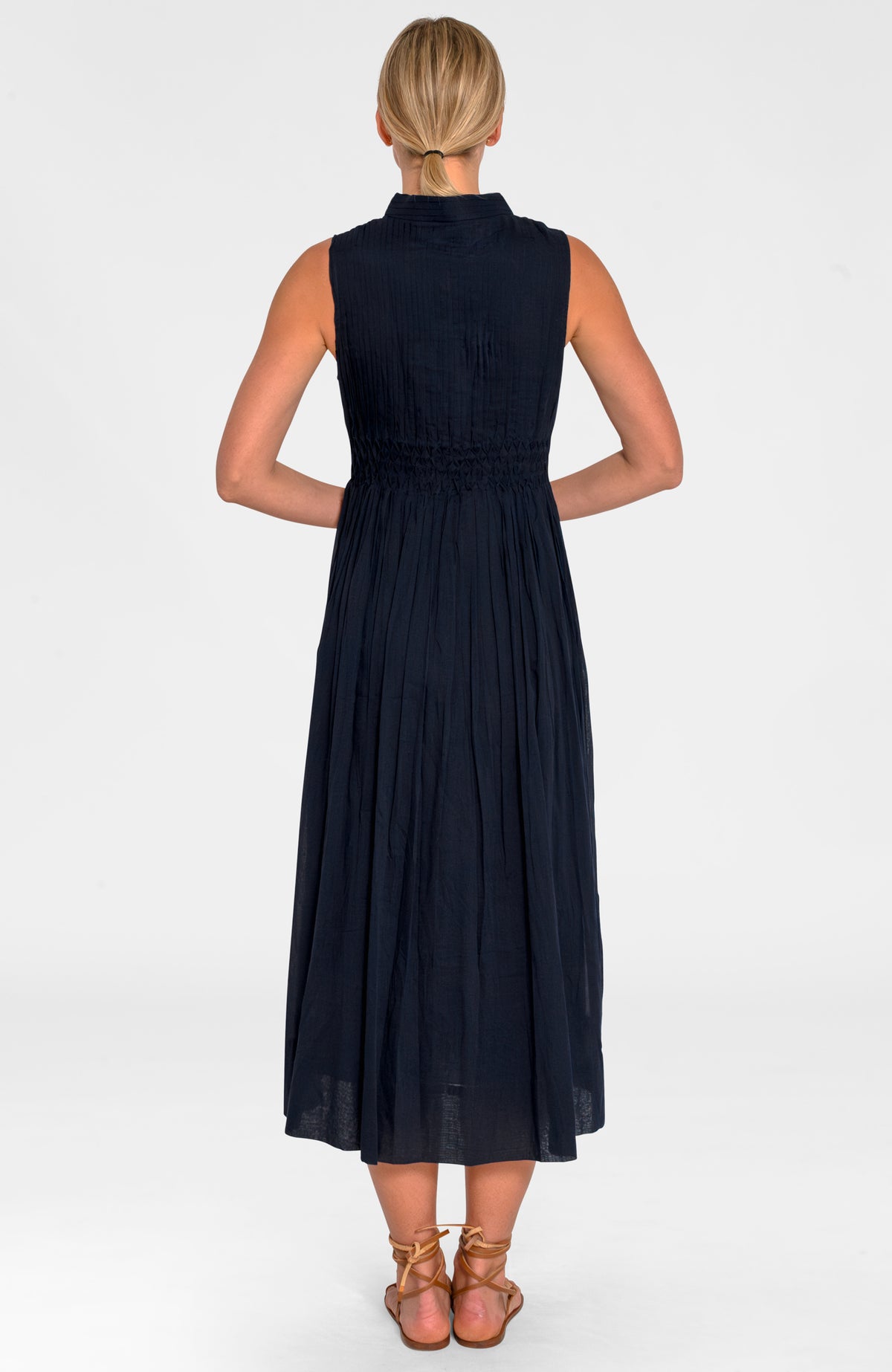 Aurora Goddess Of Sun Dress - Roman Goddess Navy