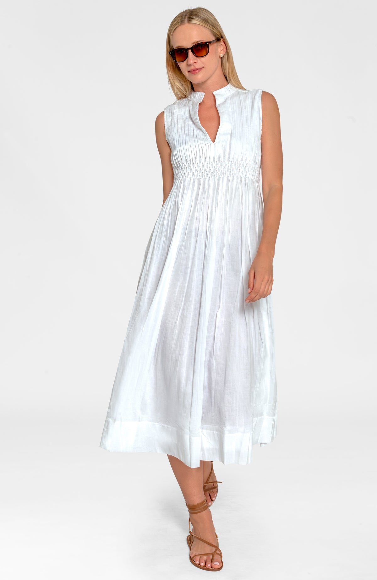 Aurora Goddess Of Sun Dress - Roman Goddess White