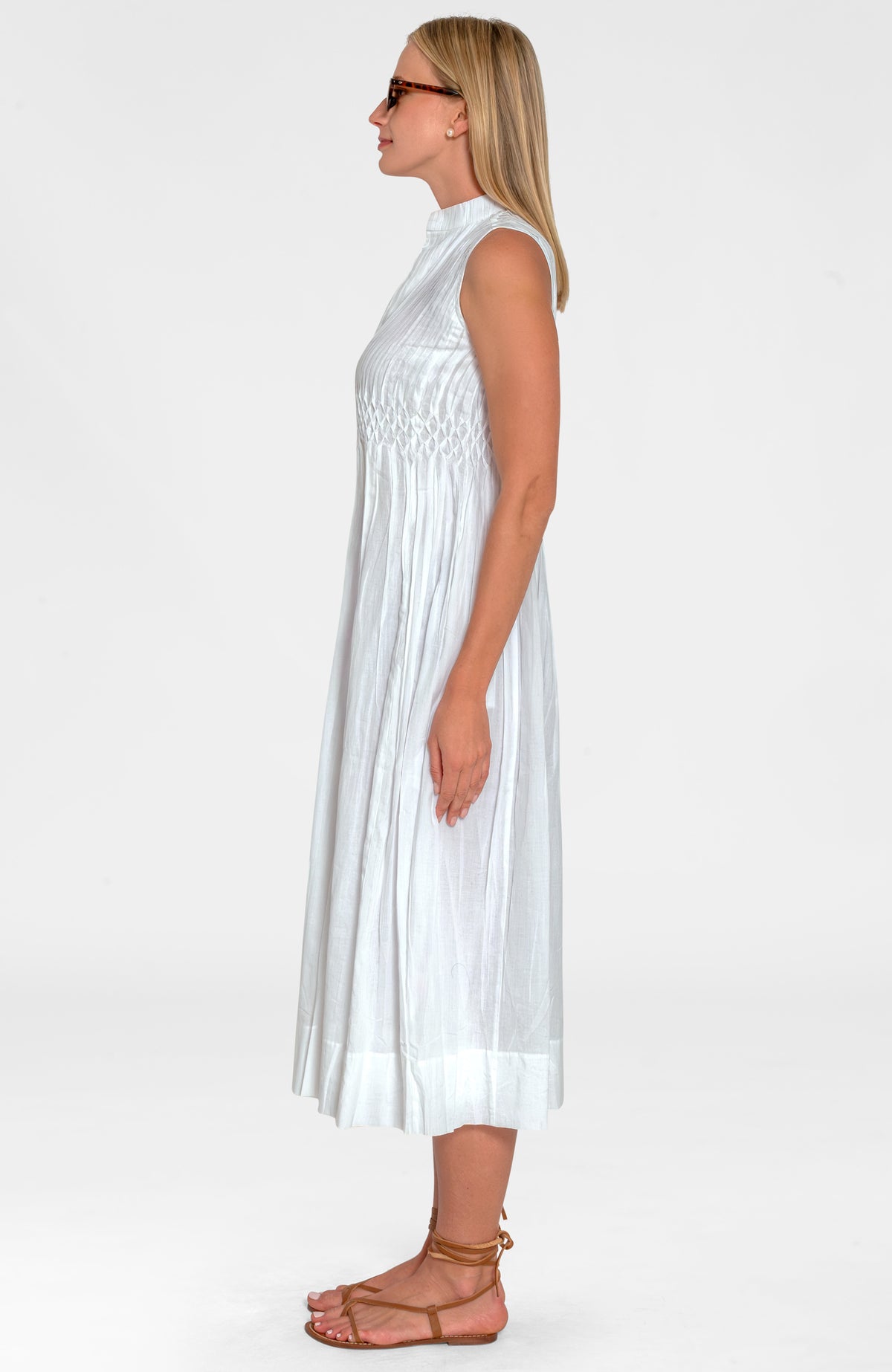 Aurora Goddess Of Sun Dress - Roman Goddess White