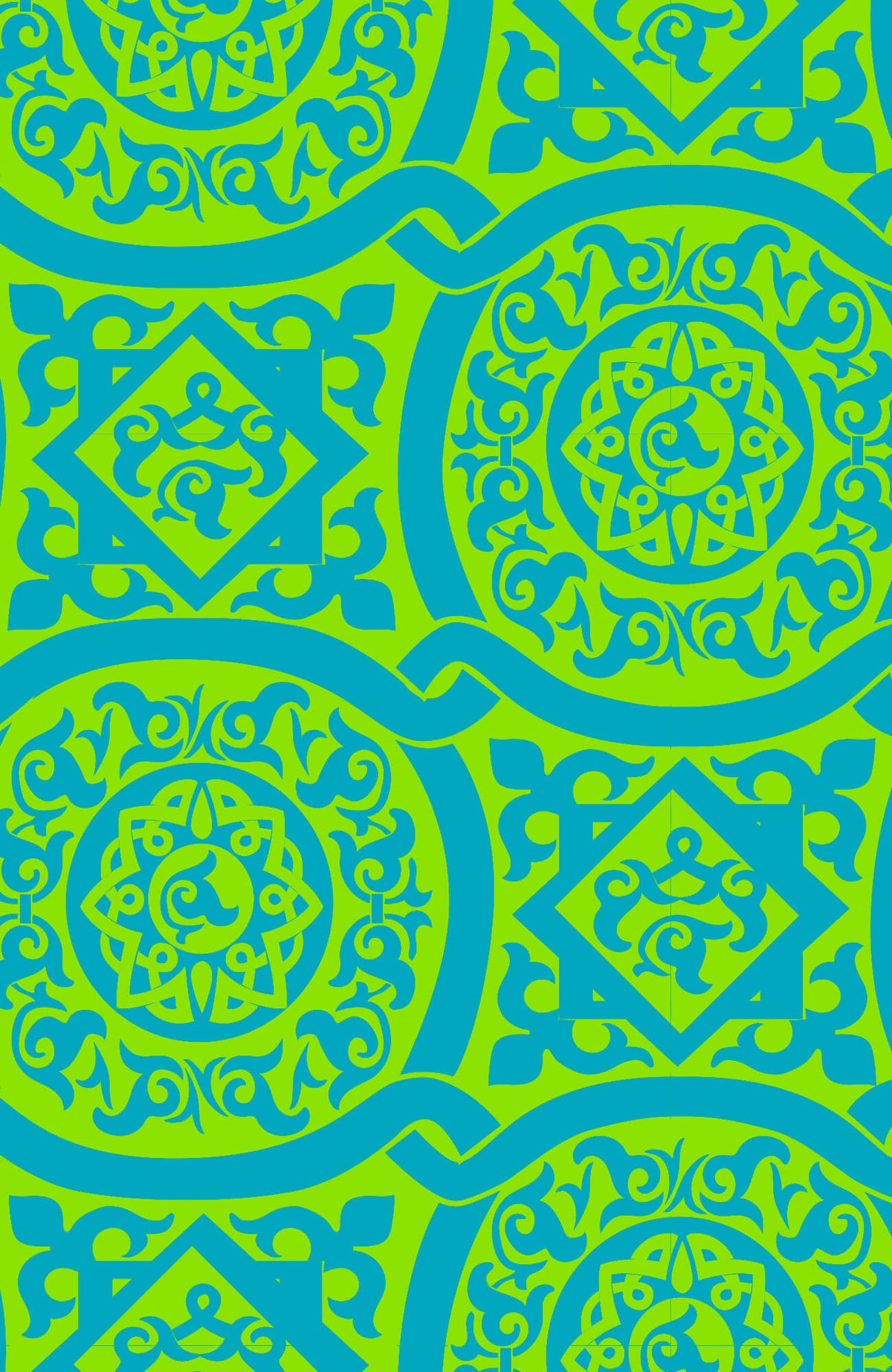 Le Marais Dress Midi - Sultan&#39;s Dining Room - Final Sale Turq Lime