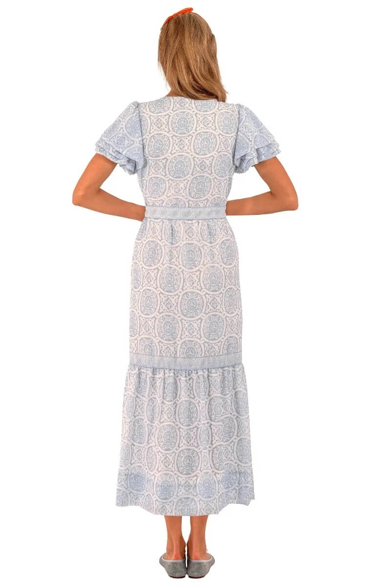 Le Marais Midi/Maxi Dress - Sultan&#39;s Dining Room White Peri