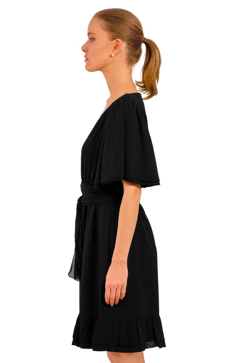 Solid Melody Dress Black