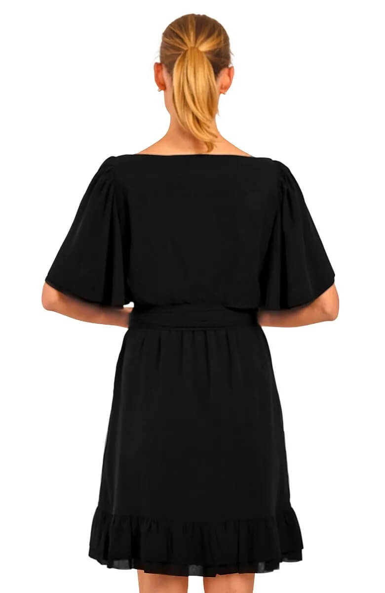 Solid Melody Dress Black