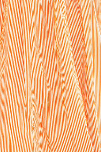 Wash / Wear Embroidered Pinstripe Dress - The Reef Orange