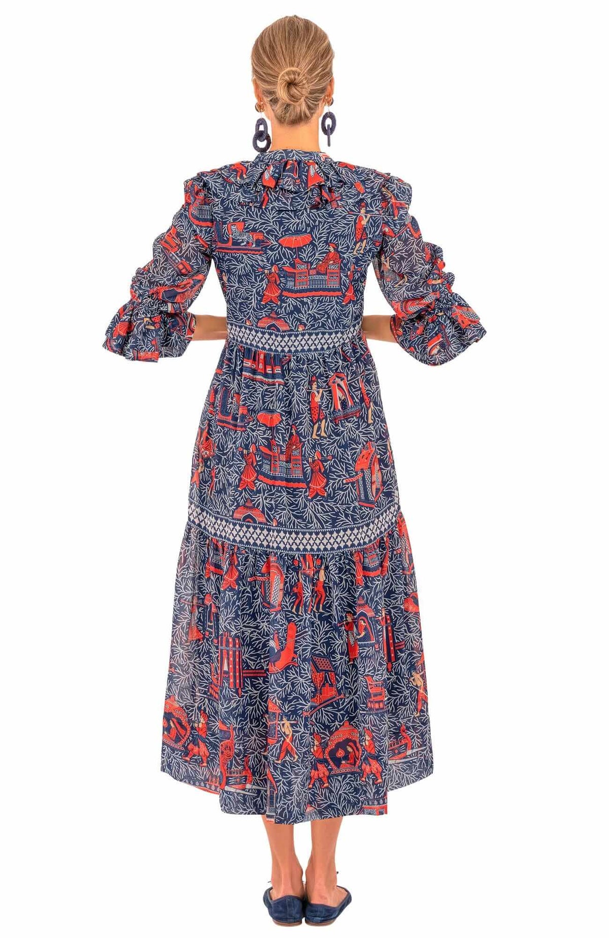 Sitting Pretty Dress - Palanquin Party Navy