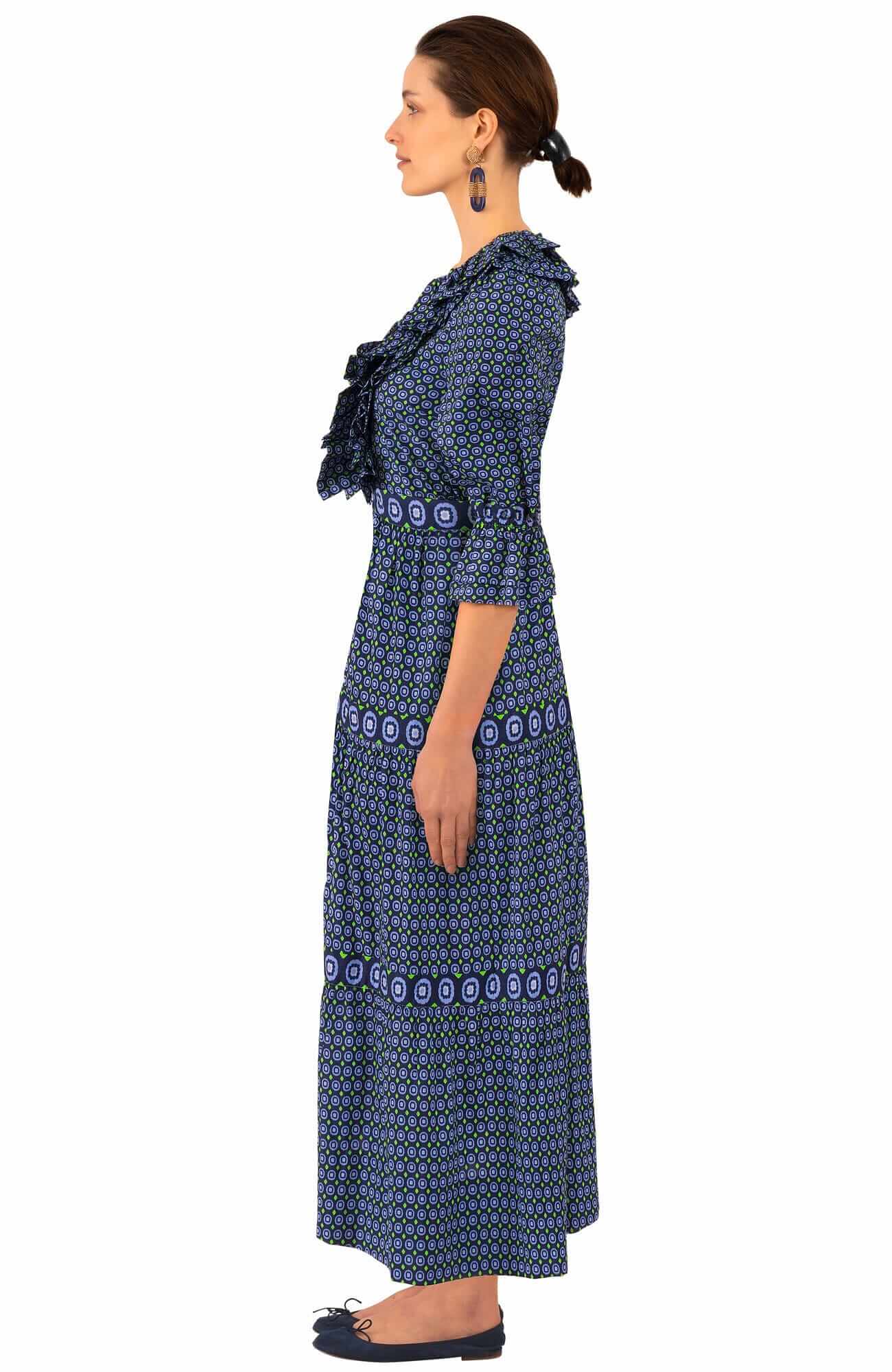 Posh Foulard Midi/Maxi - Final Sale Navy