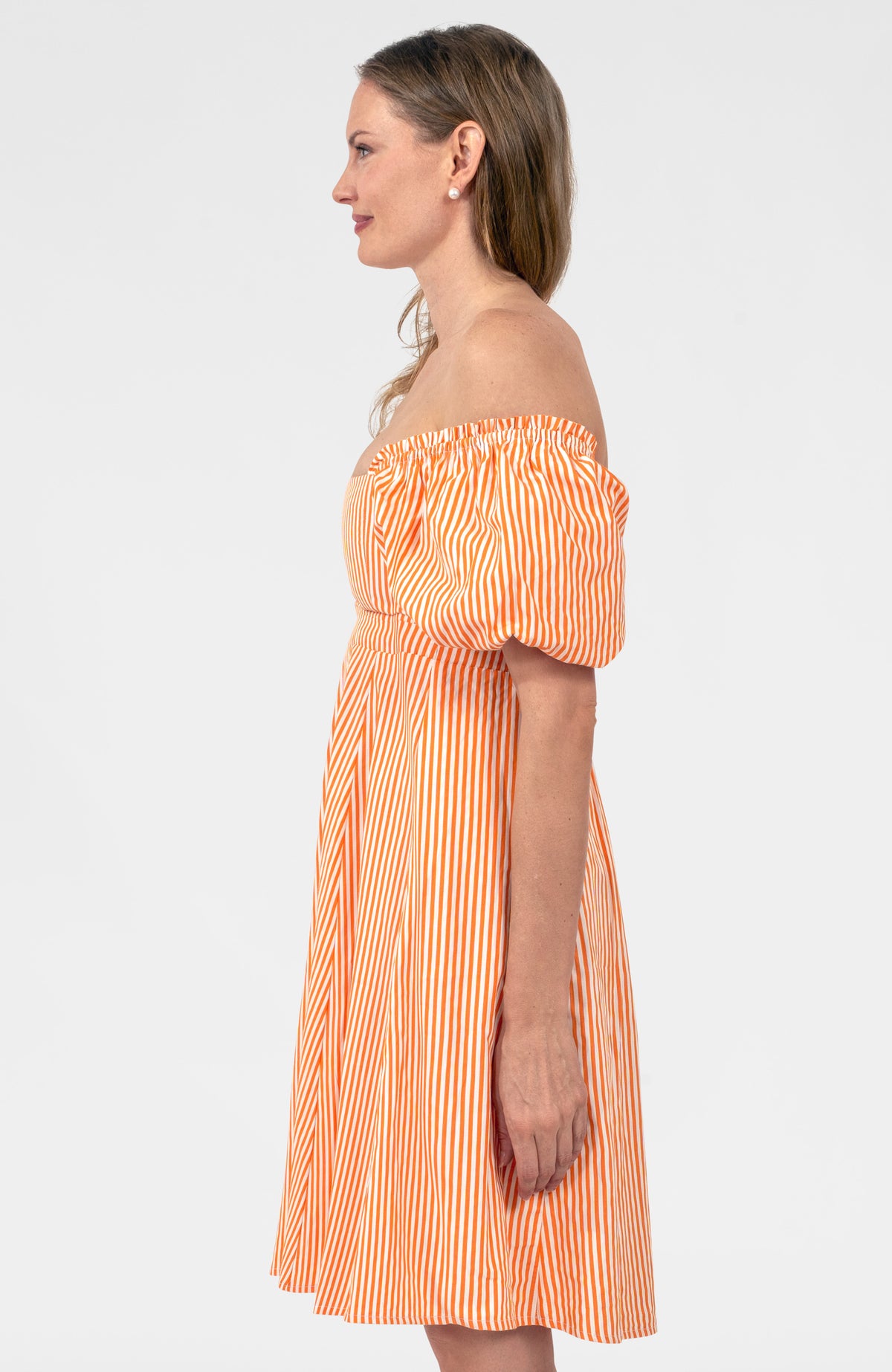 Promenade 2.0 Dress - Stripe Orange