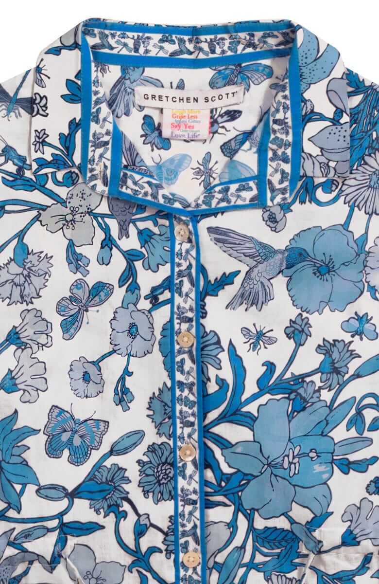 Cotton Pulley Dress - Birds &amp; The Bees - Final Sale Blues