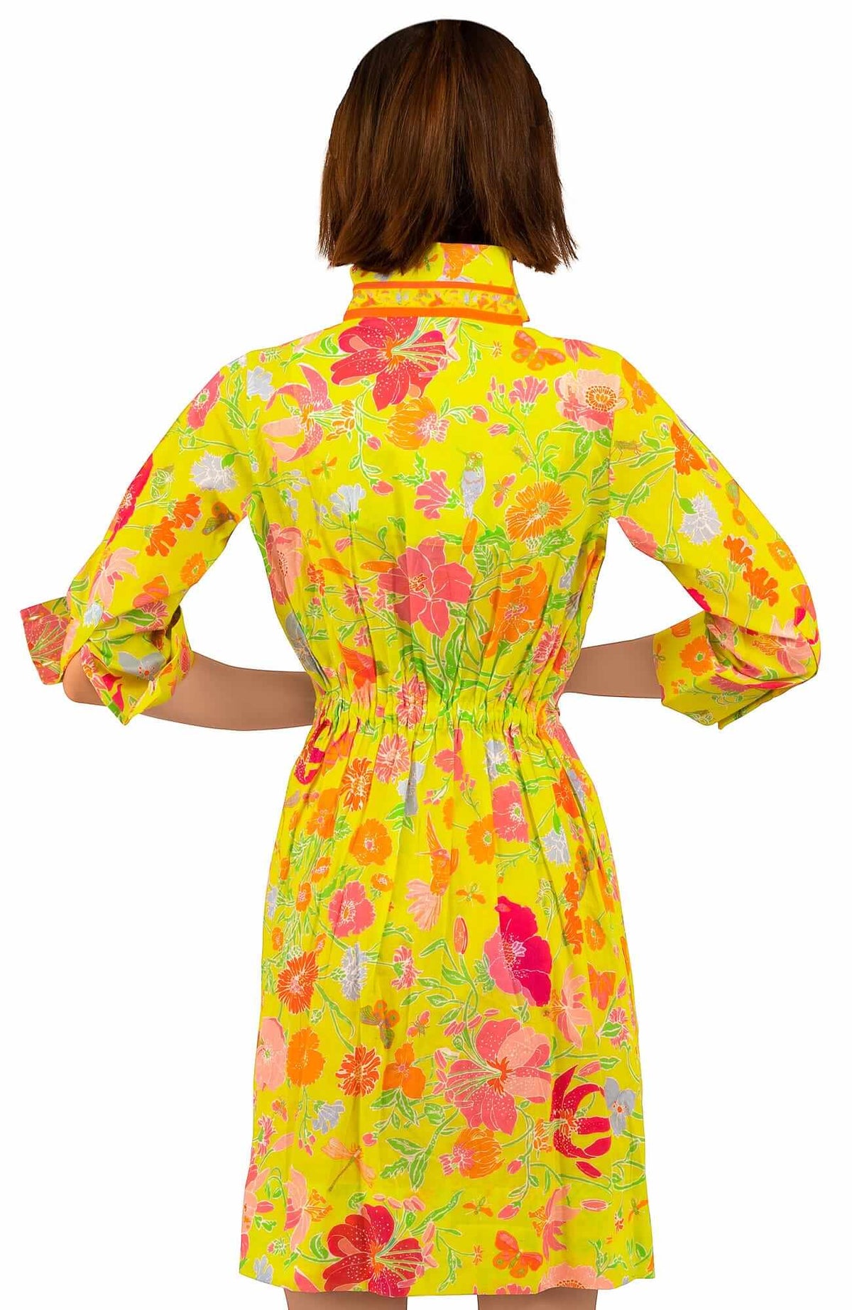 Cotton Pulley Dress - Birds &amp; The Bees - Final Sale Lime