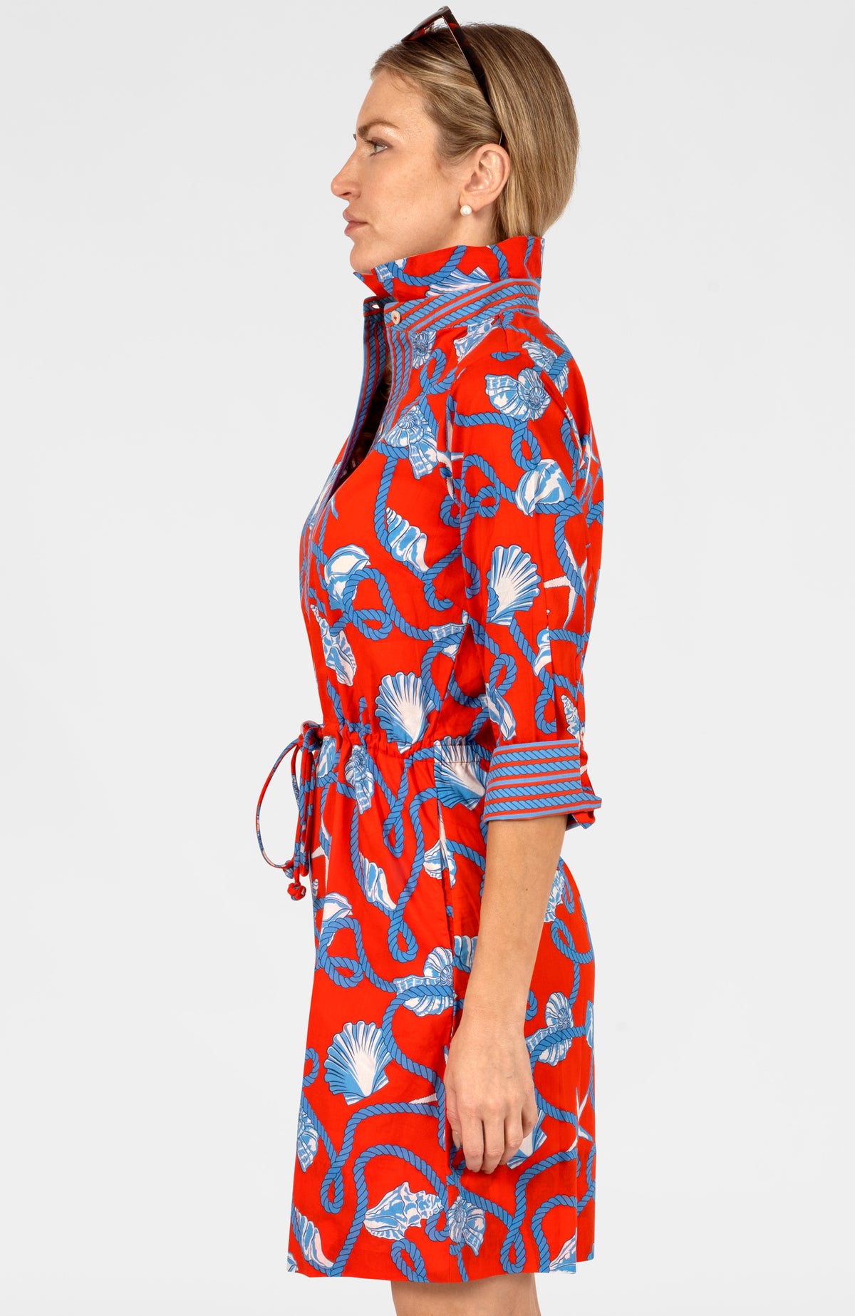 Pulley Dress Shelly Shell Crimson