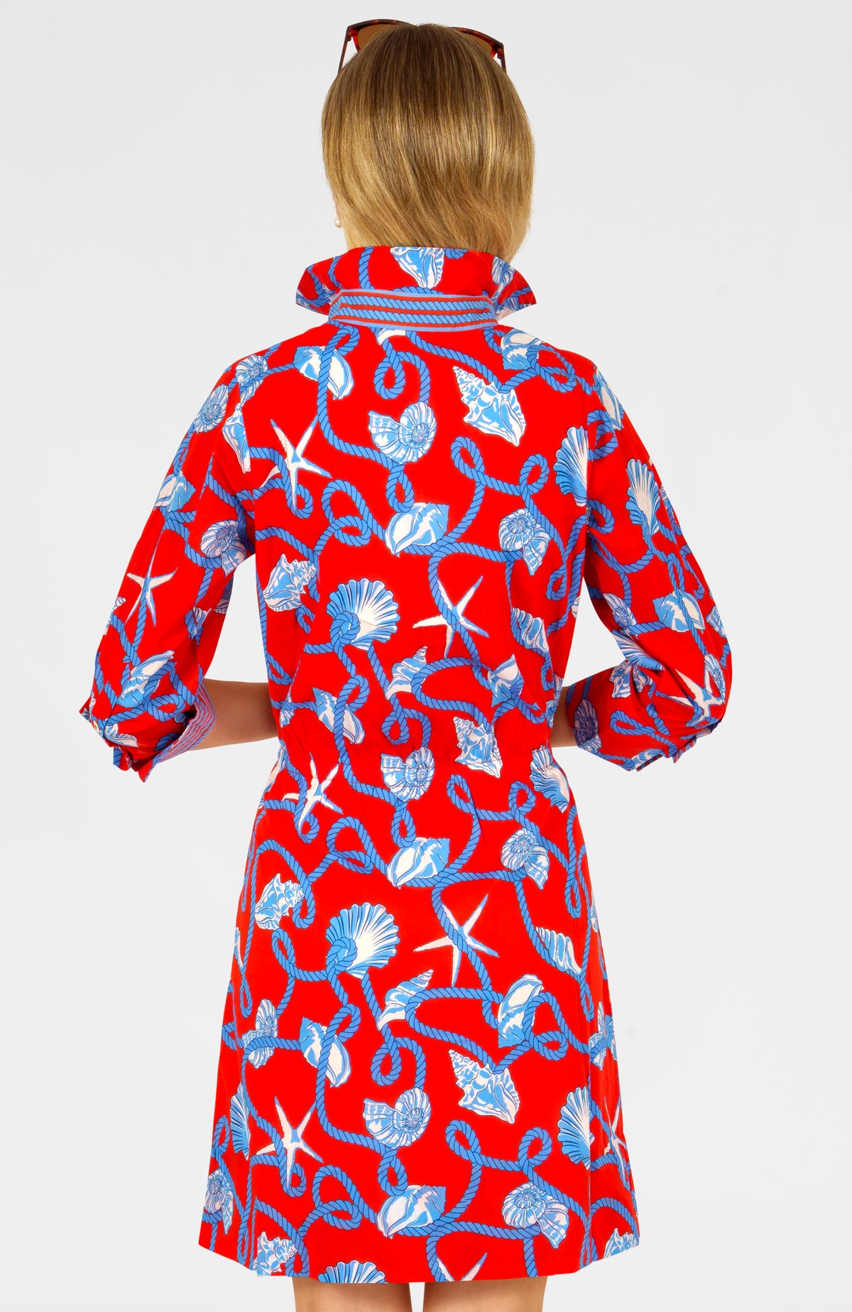 Pulley Dress Shelly Shell Crimson