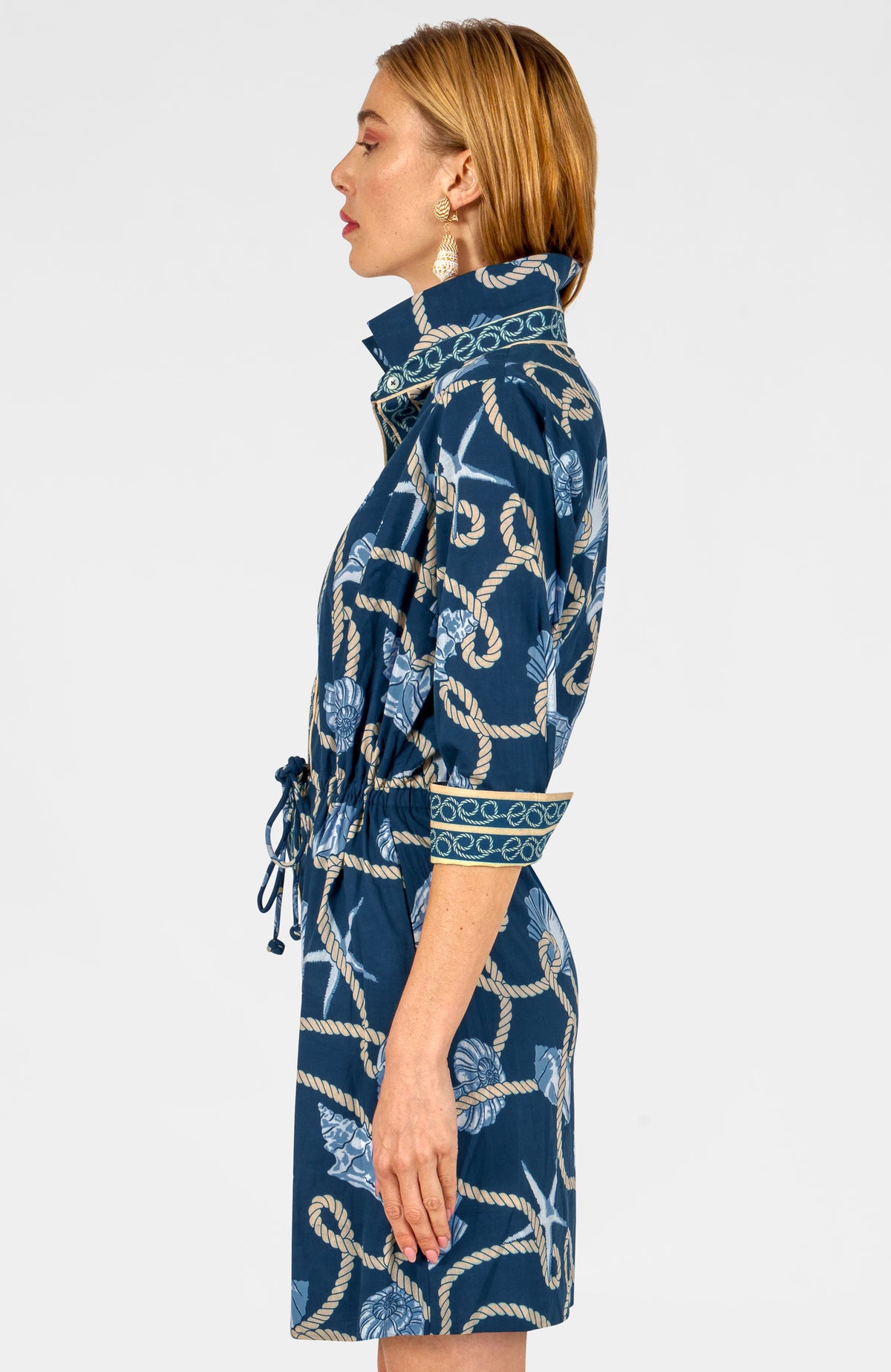 Pulley Dress Shelly Shell Navy