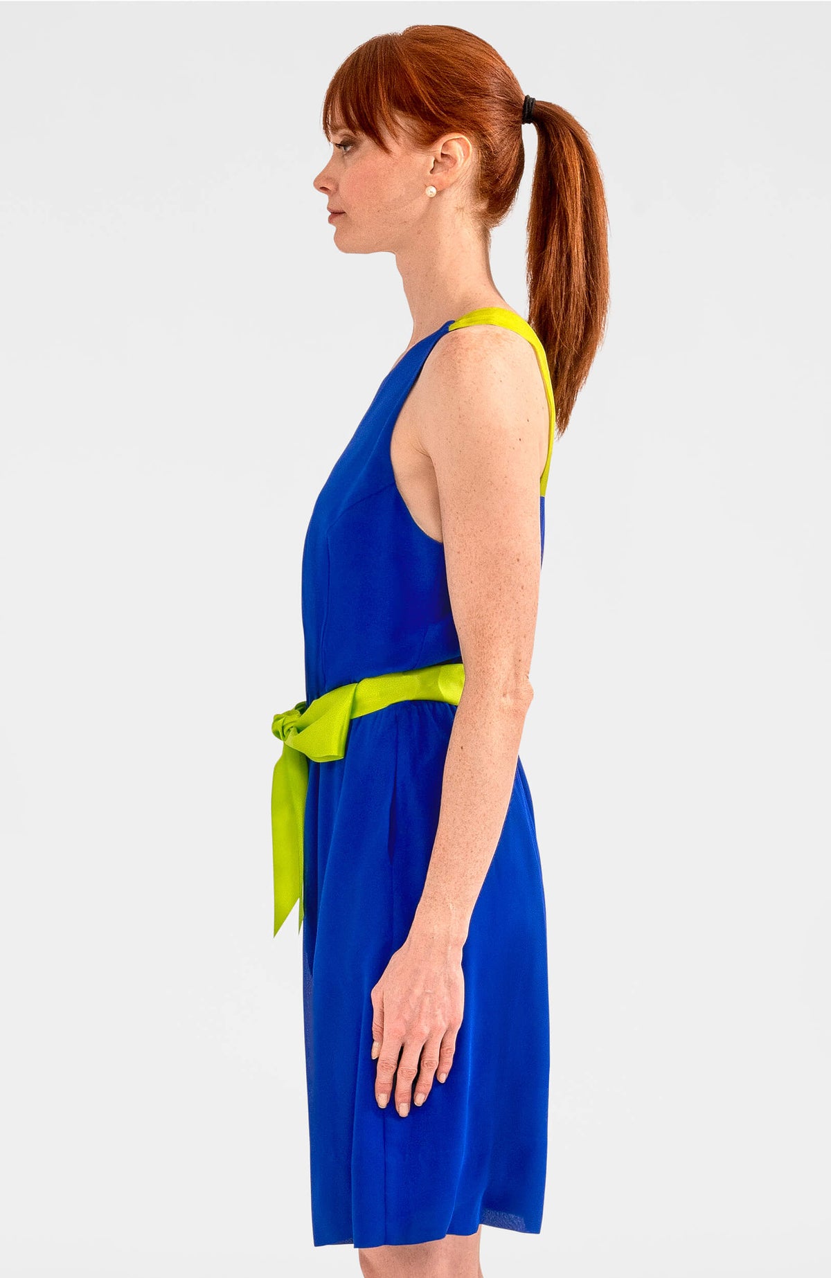 Racerback Dress - Solid Royal Lime