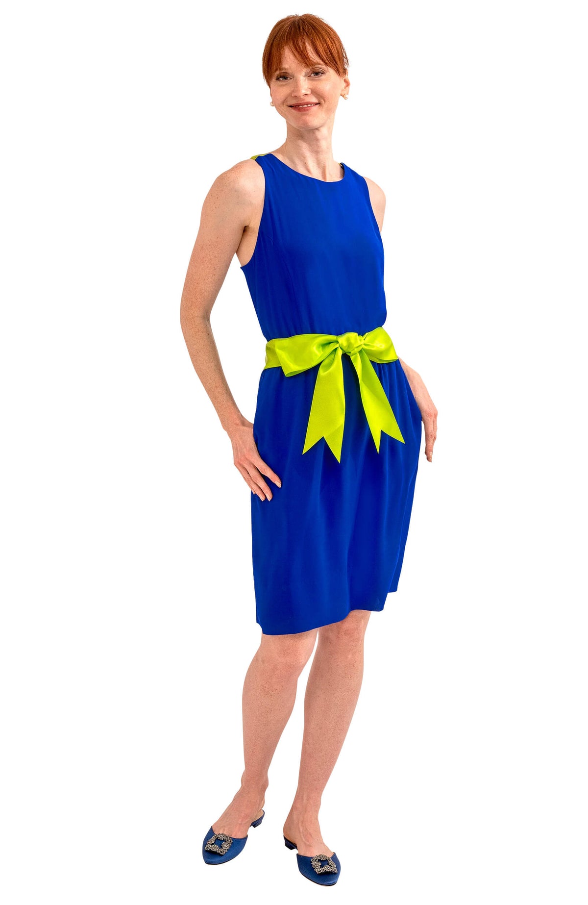 Racerback Dress - Solid Royal Kelly