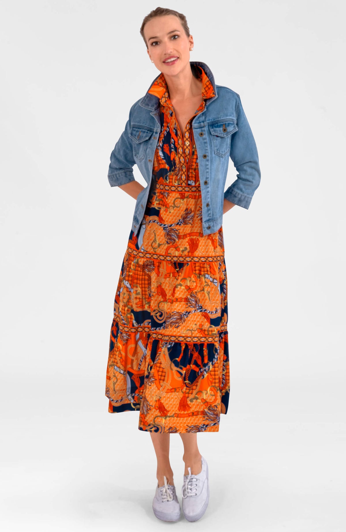 Damsel Maxi Dress - Ditto Orange