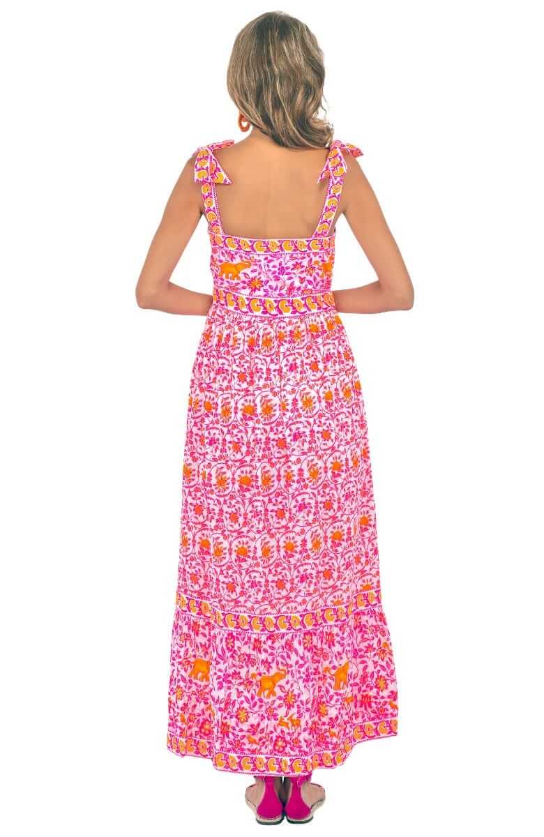 Samaode Dress - East India Pink Orange