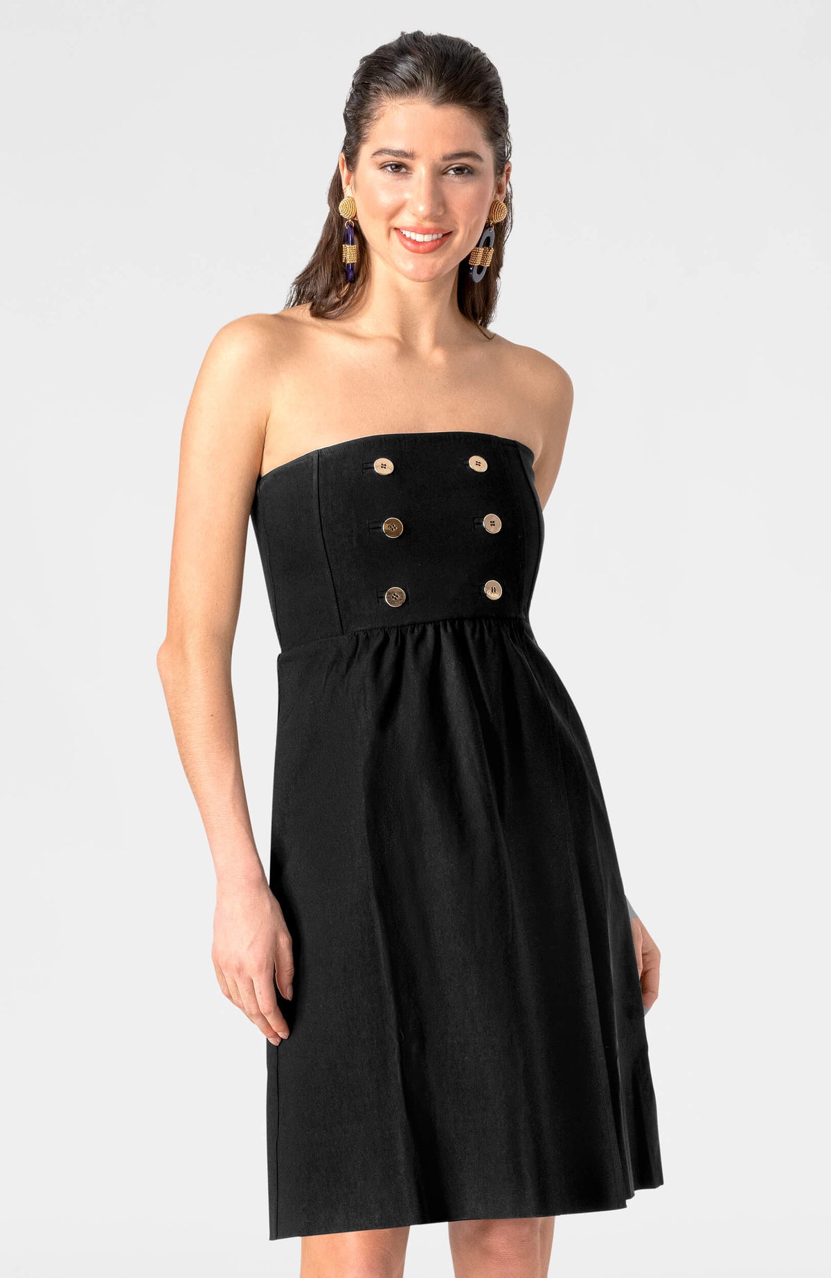 Sailor Dress - Solid Black