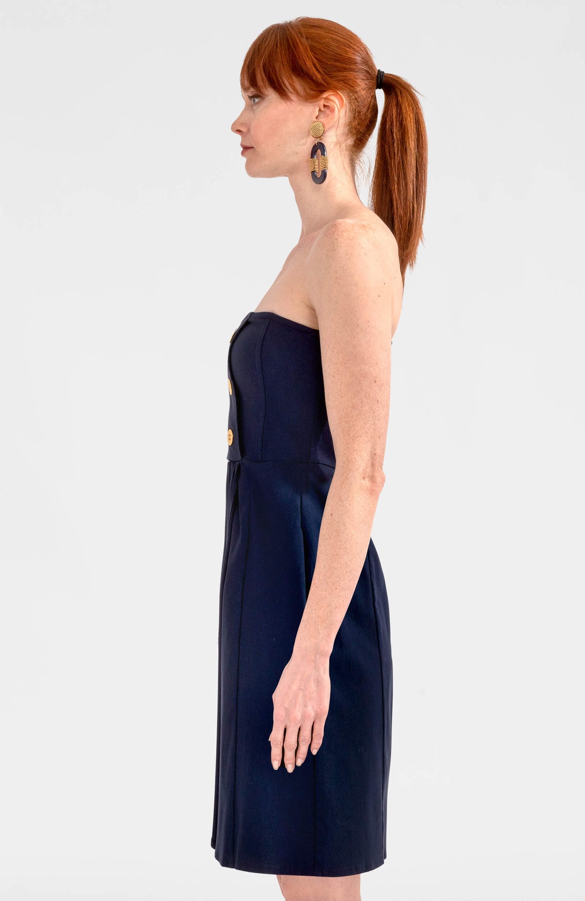 Sailor Dress - Solid Navy